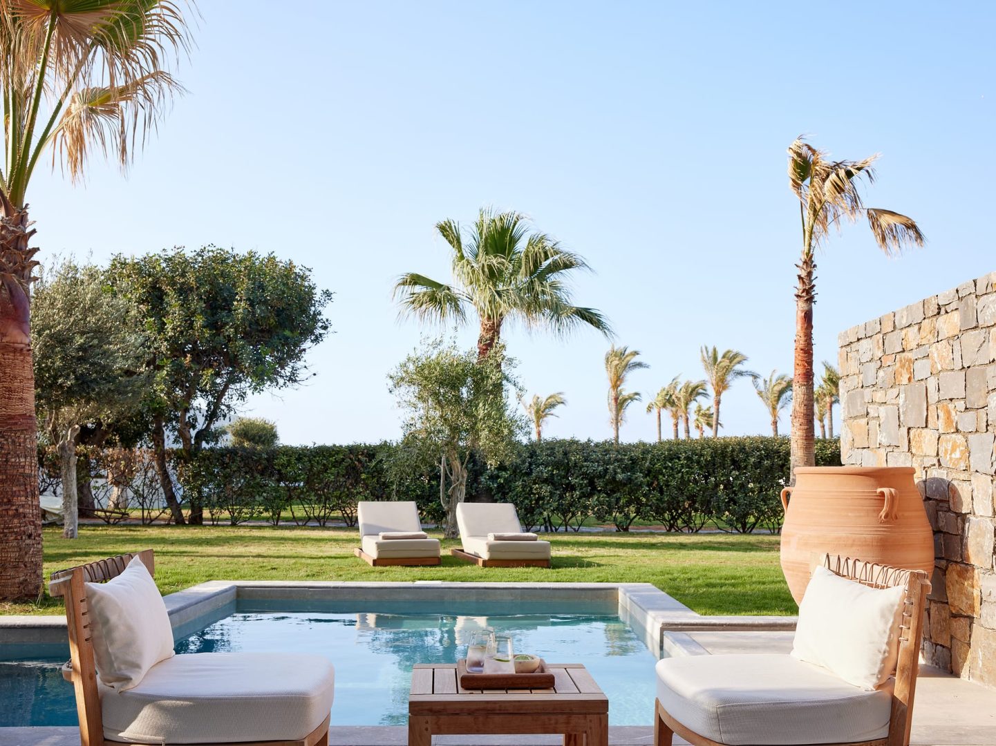 Swim up family room with Garden