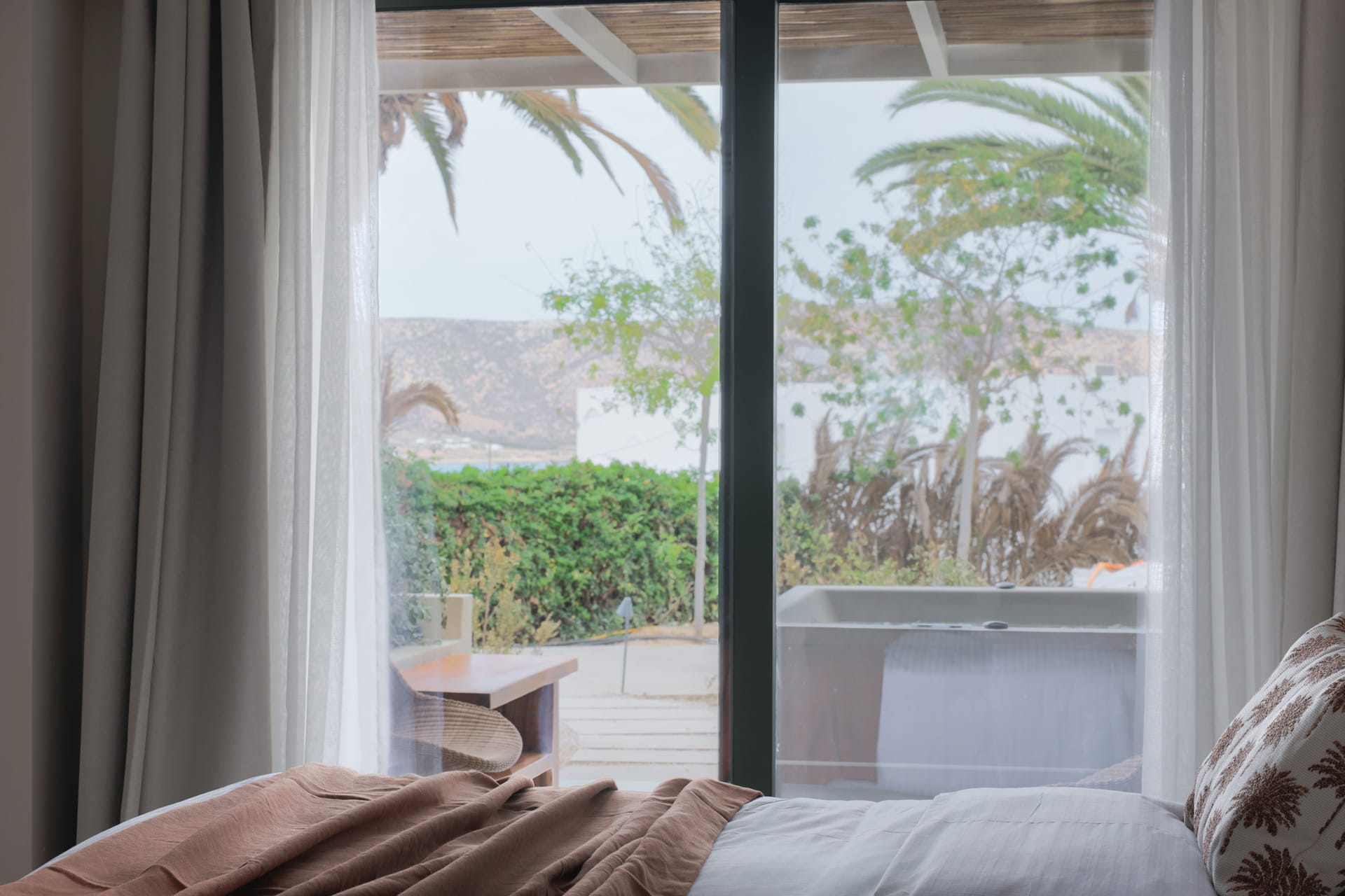 Superior Double Room with Open Air Hot Tub and Garden View