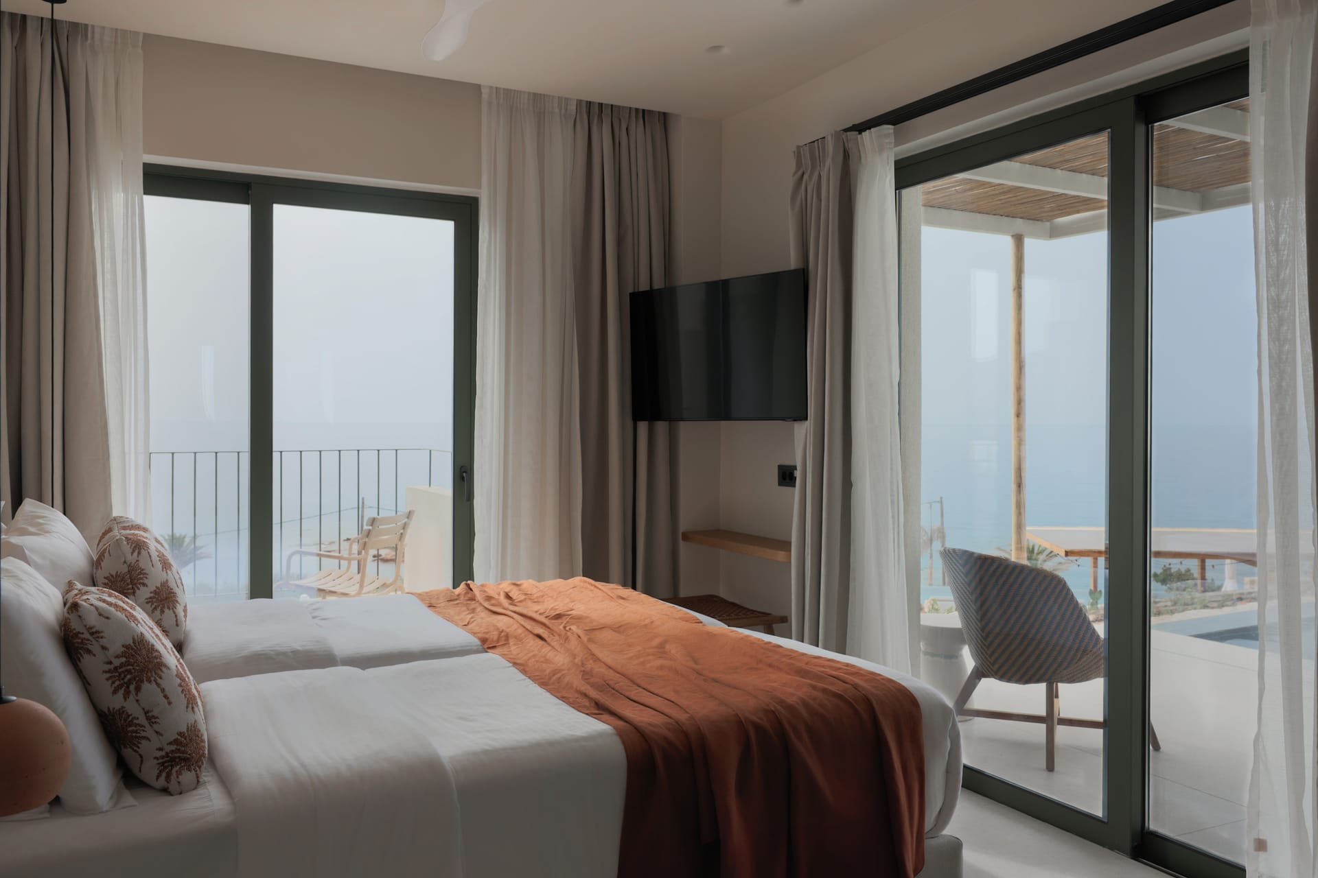 Premium Double Room with Private Pool and Sea View