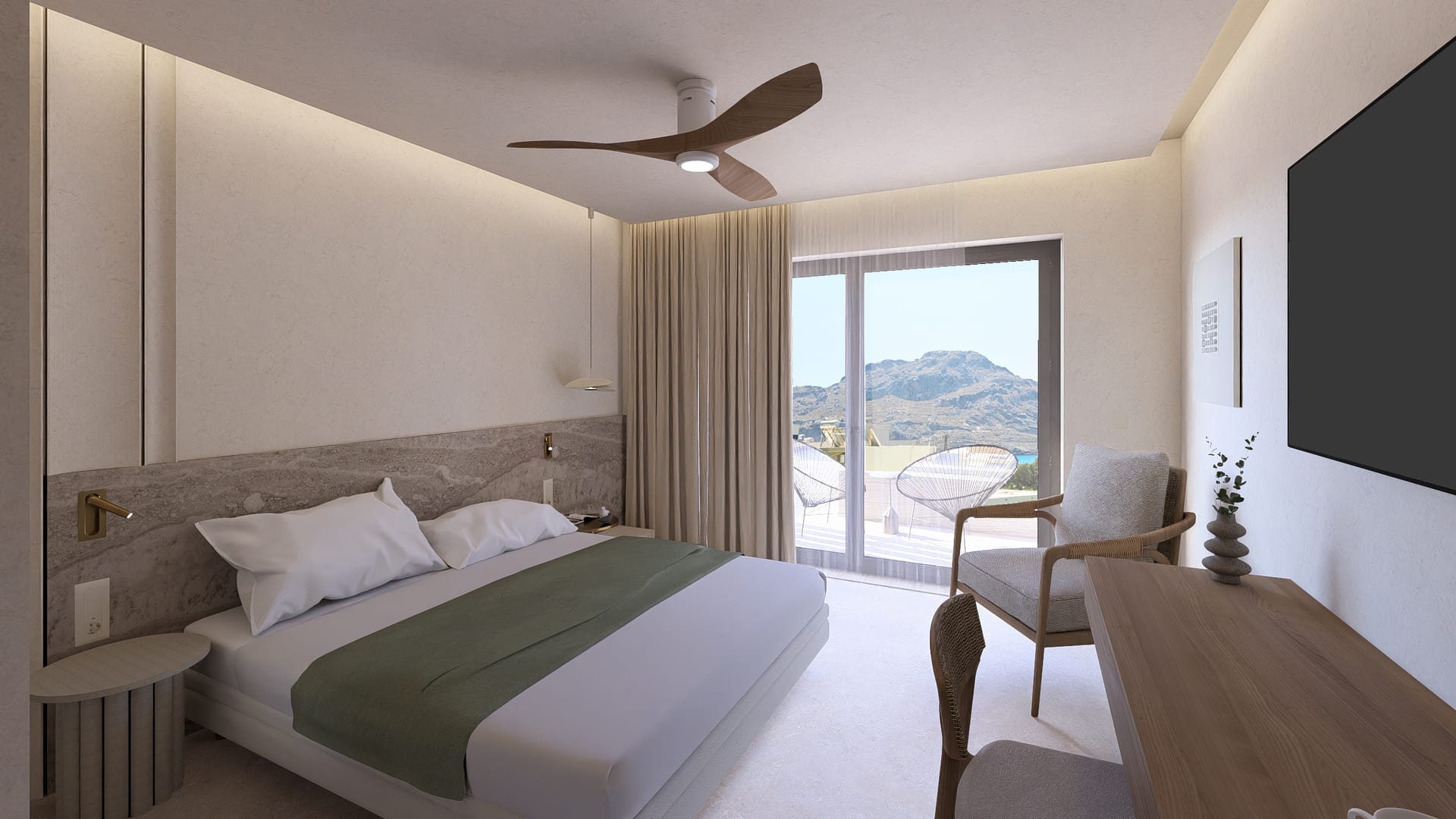 Deluxe Room with Side Sea View