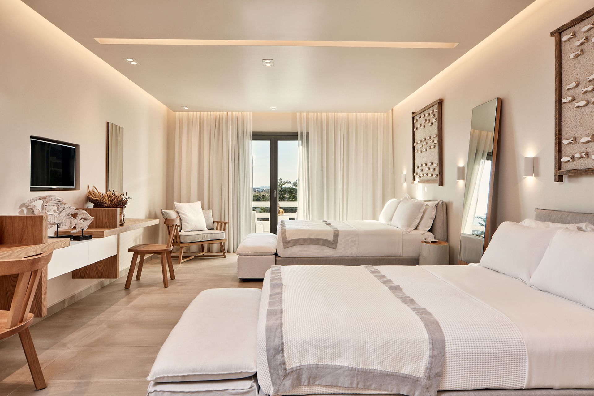 Grande Partial Sea View Superior Room with Private Garden and Outdoor Hot Tub