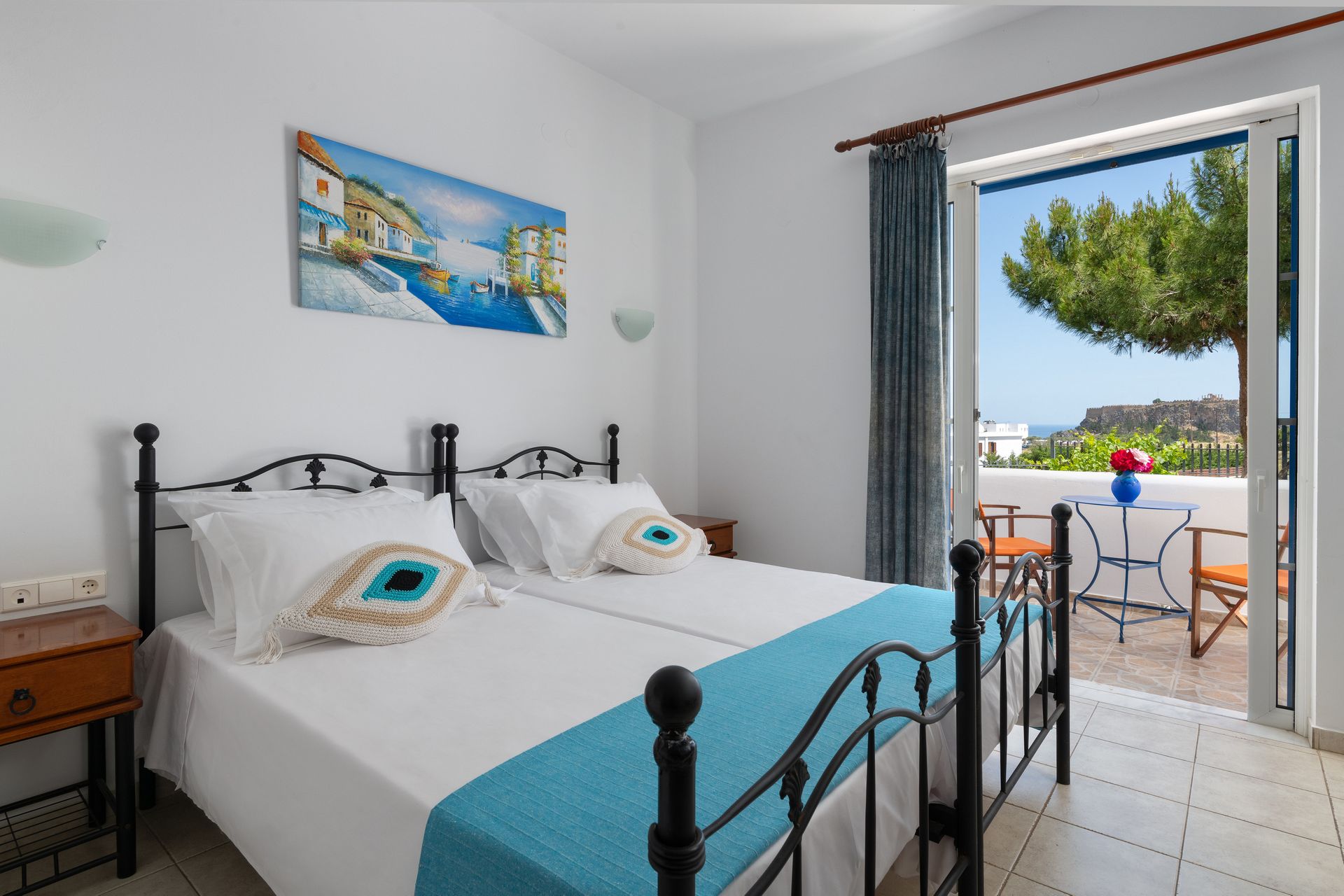 Studio with Sea and Acropolis View (2 -3 Adults)