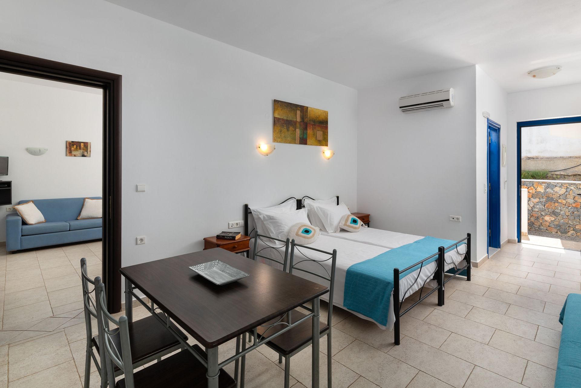 Two Room Family Apartment  with Connecting Door