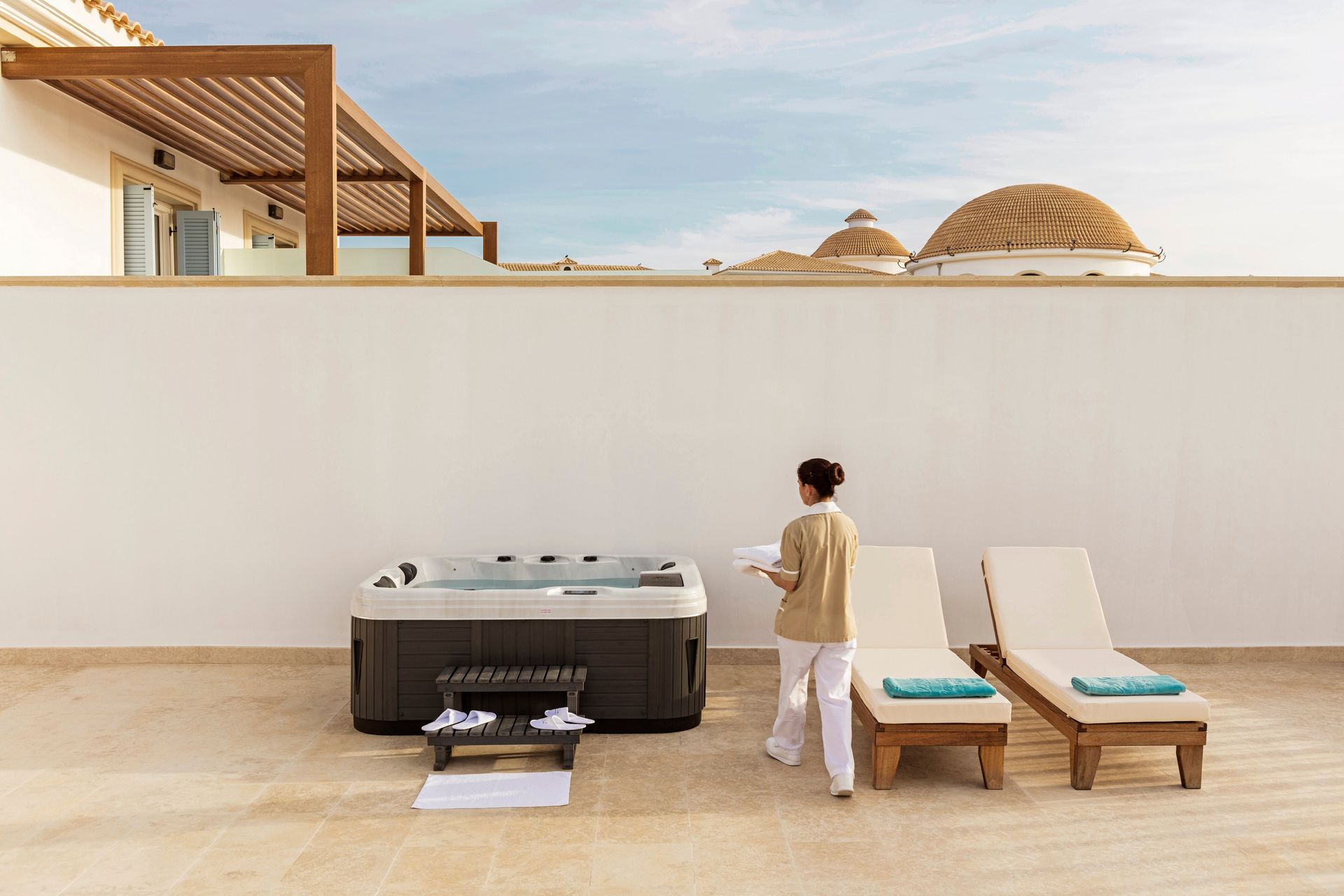 Bungalow Sea View with outdoor Whirlpool Spa (JAZZI)