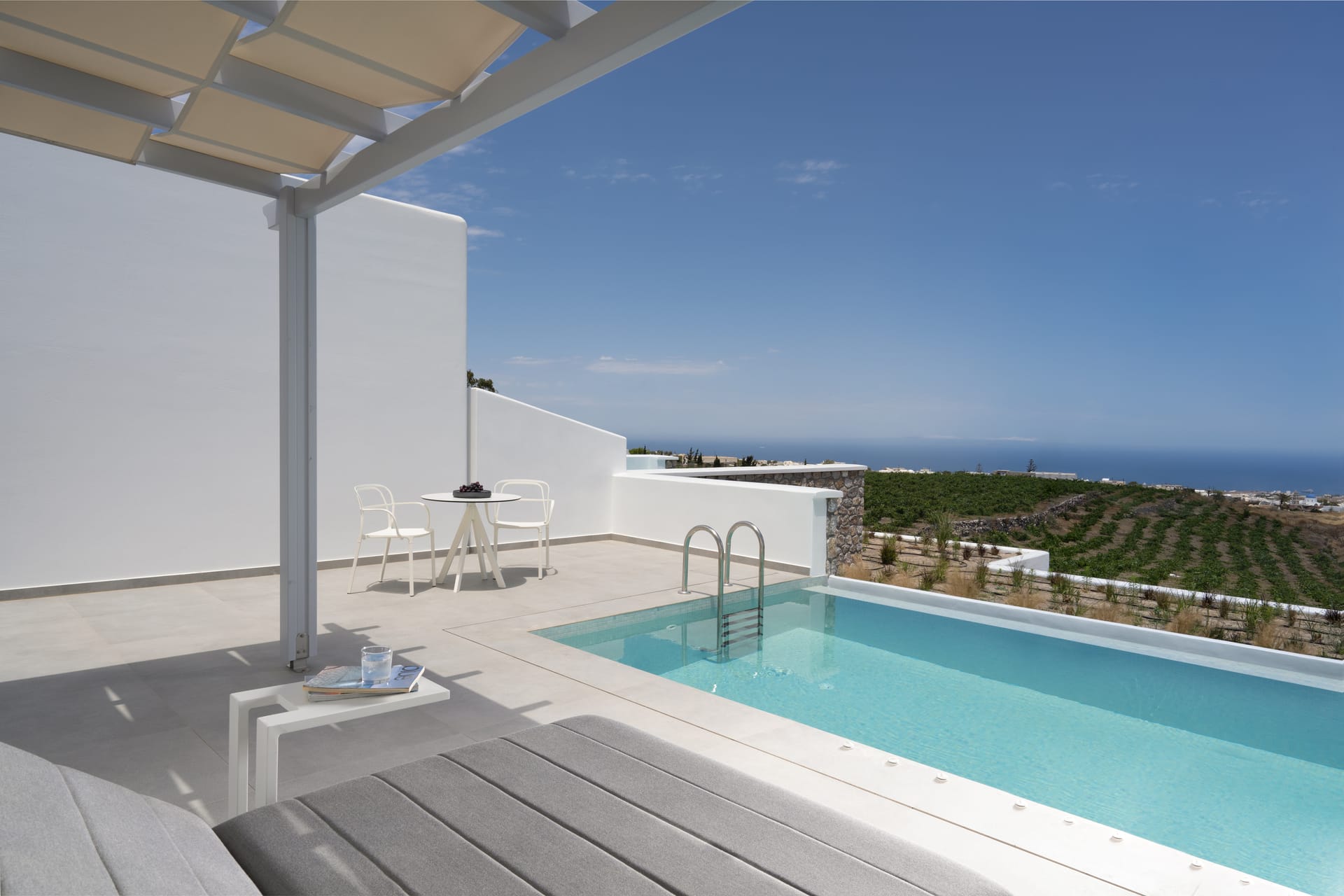 Executive suite with outdoor private jetted pool
