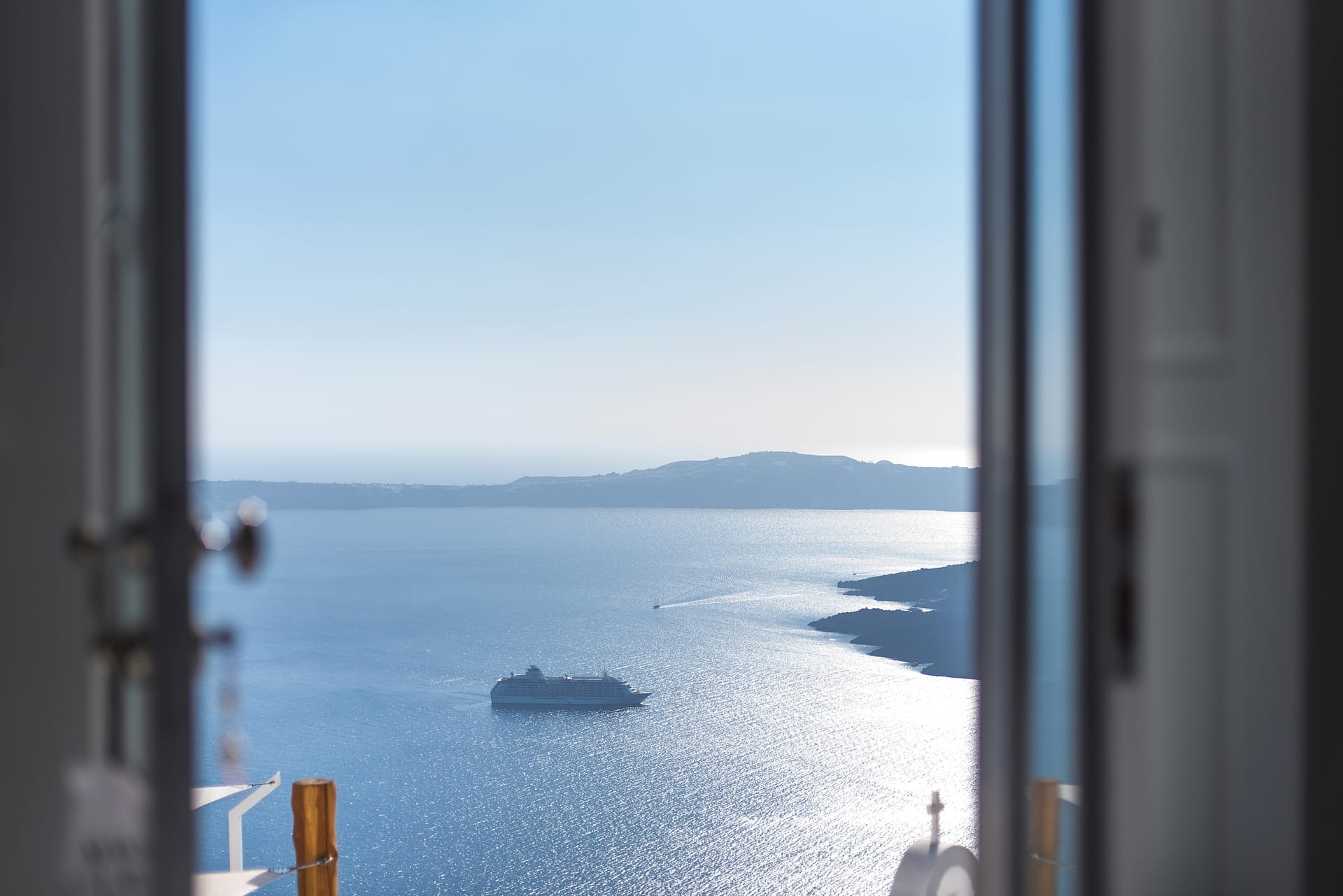 LOVE BIRDS DOUBLE – Caldera and Volcano Sea View