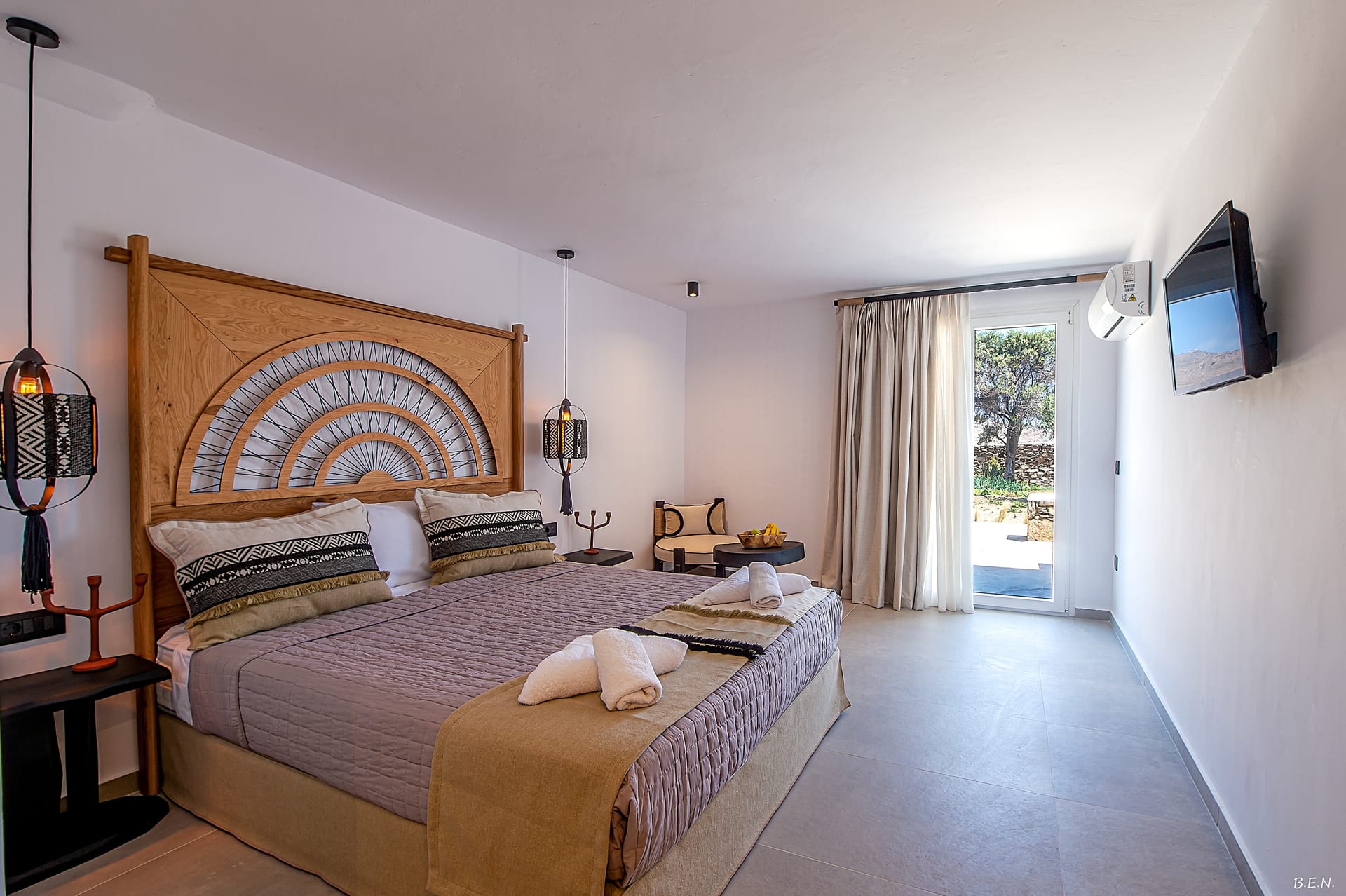 Queen Double Room with Garden View