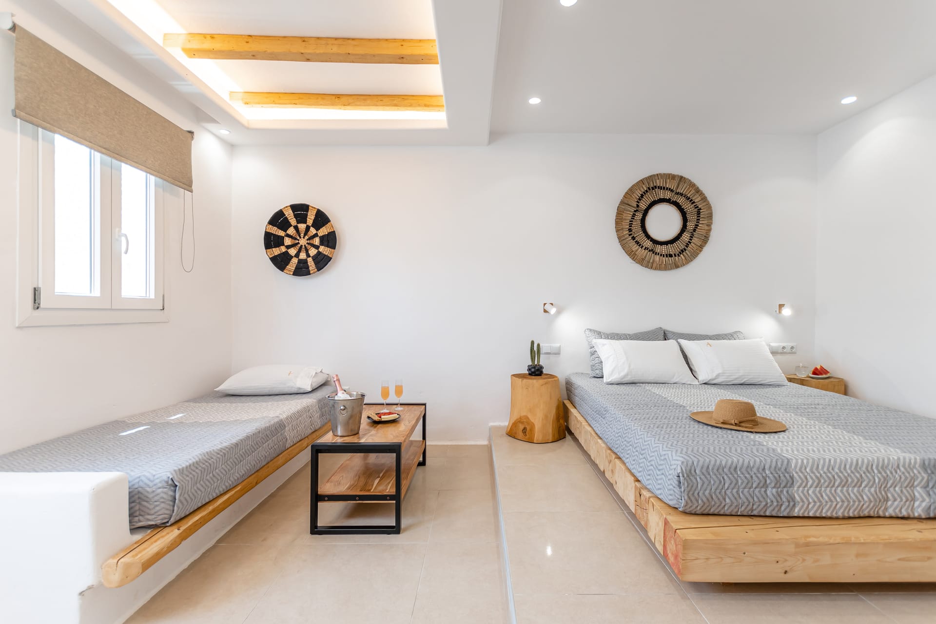 Junior Suite with Private Veranda & Outdoor Hot Tub | Semi-Basement