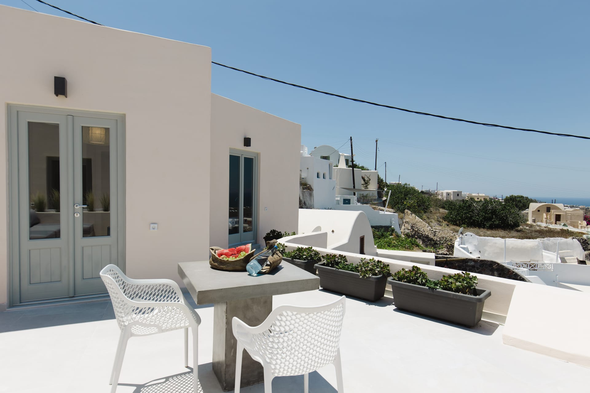 Classic Suite with Sea and Village View