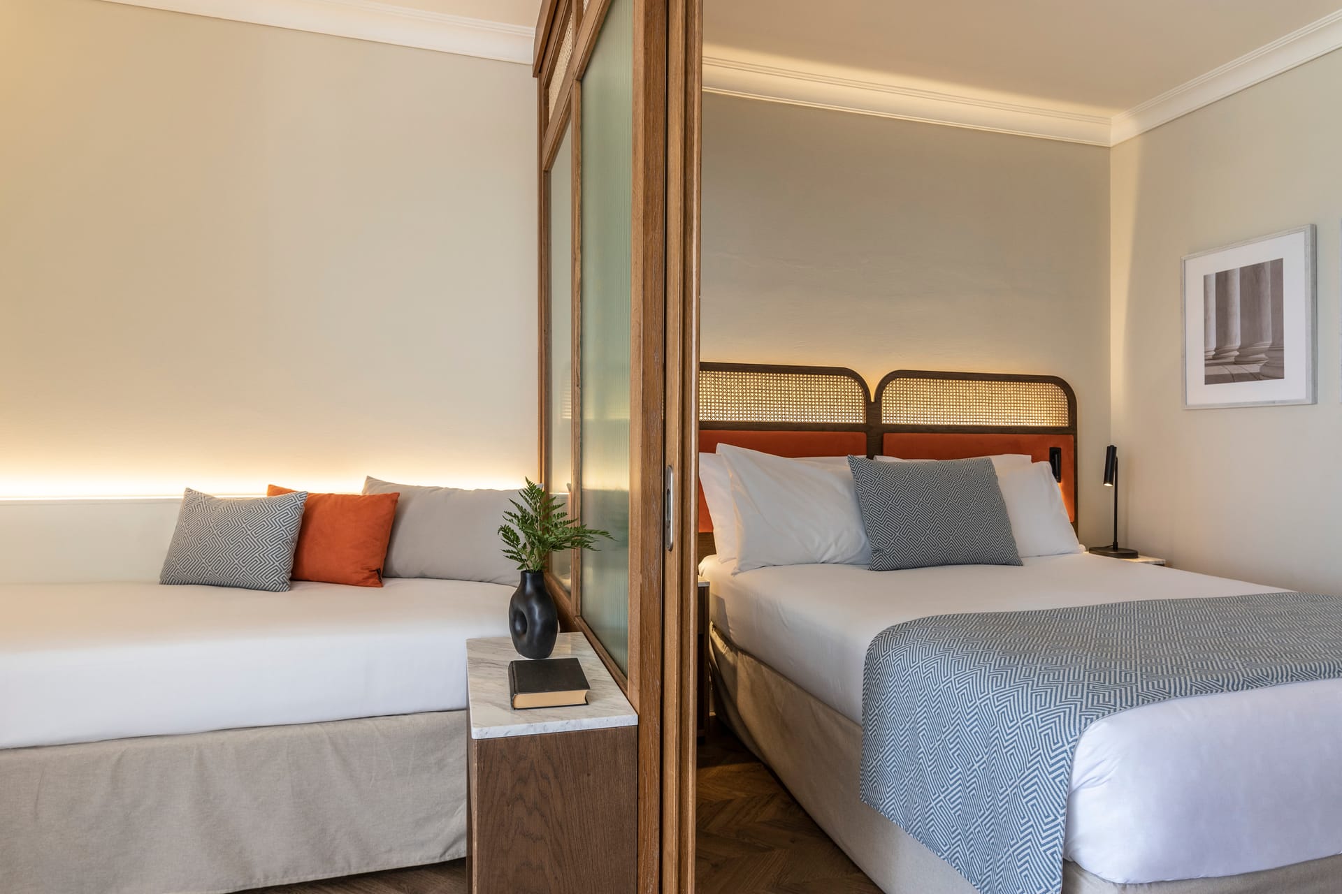 Superior Triple Inland View with sliding doors