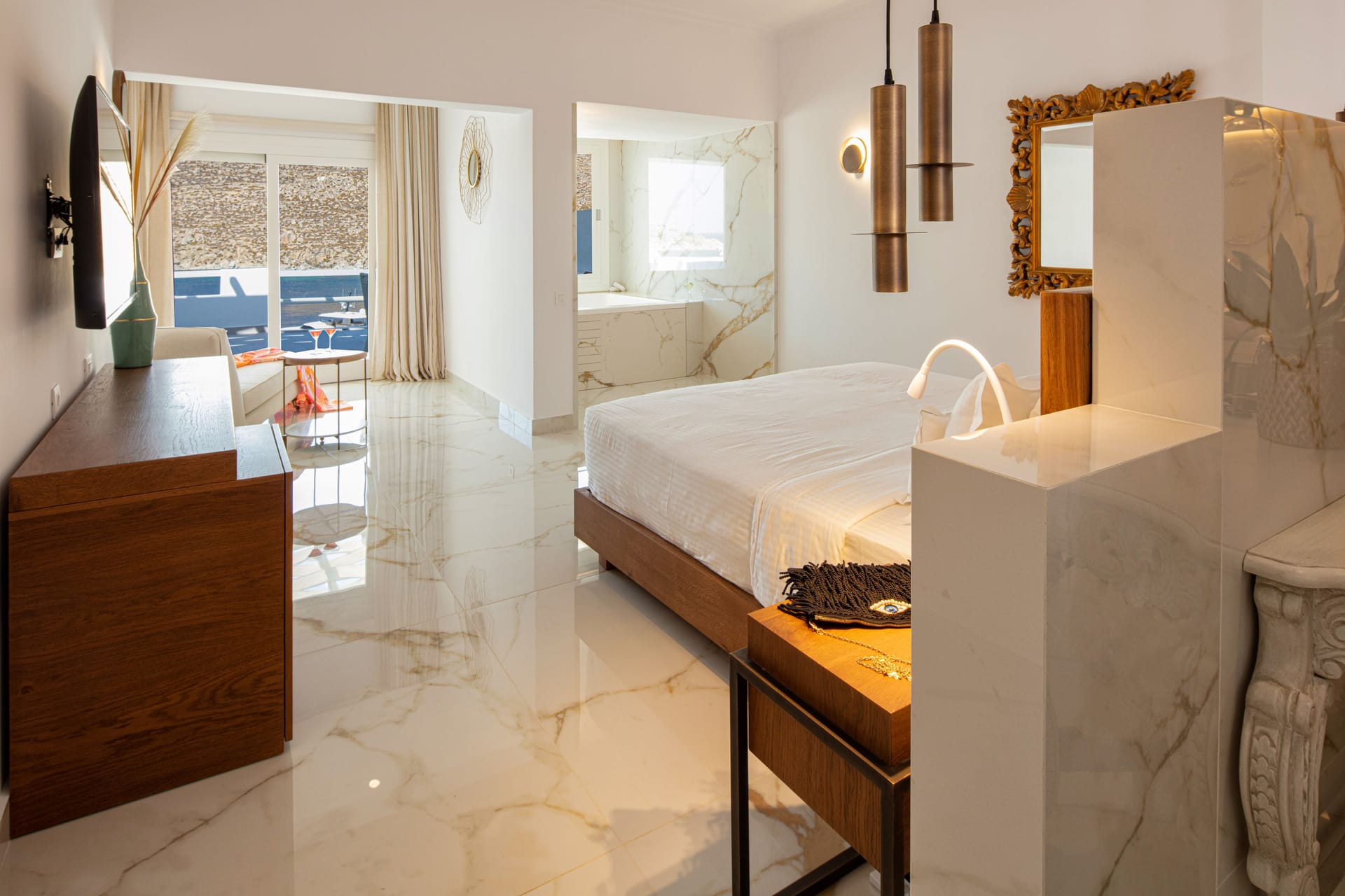 Nissaki VIP Suite Sea View with Indoor Jacuzzi