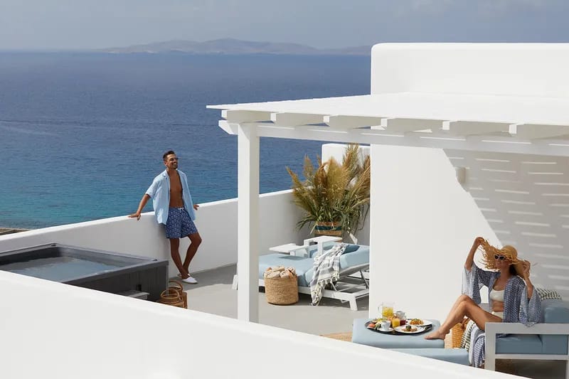 Junior Suite with Open Air Jacuzzi Panoramic Sea View – New Section