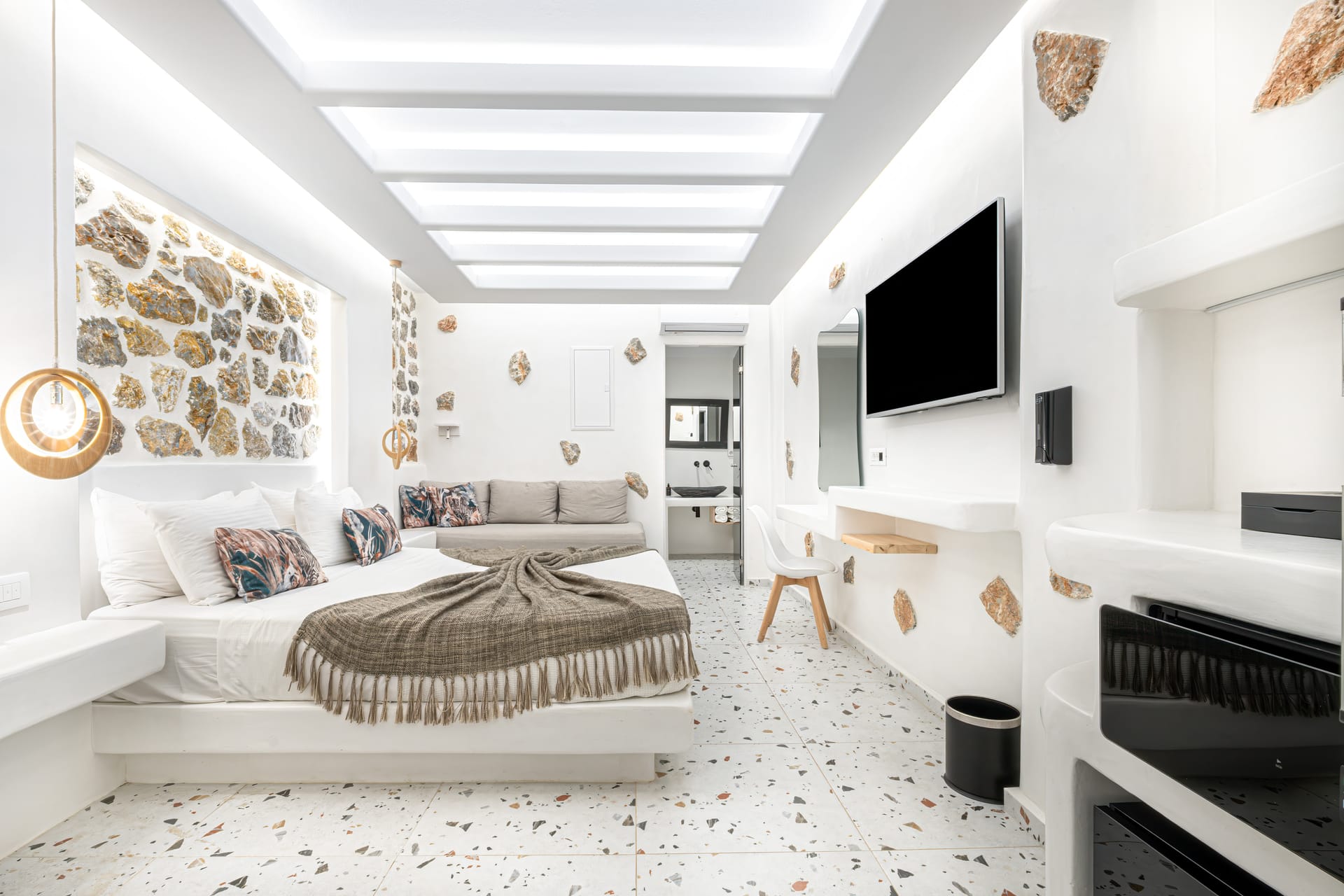 Elegant Room with Private Patio | Semi Basement
