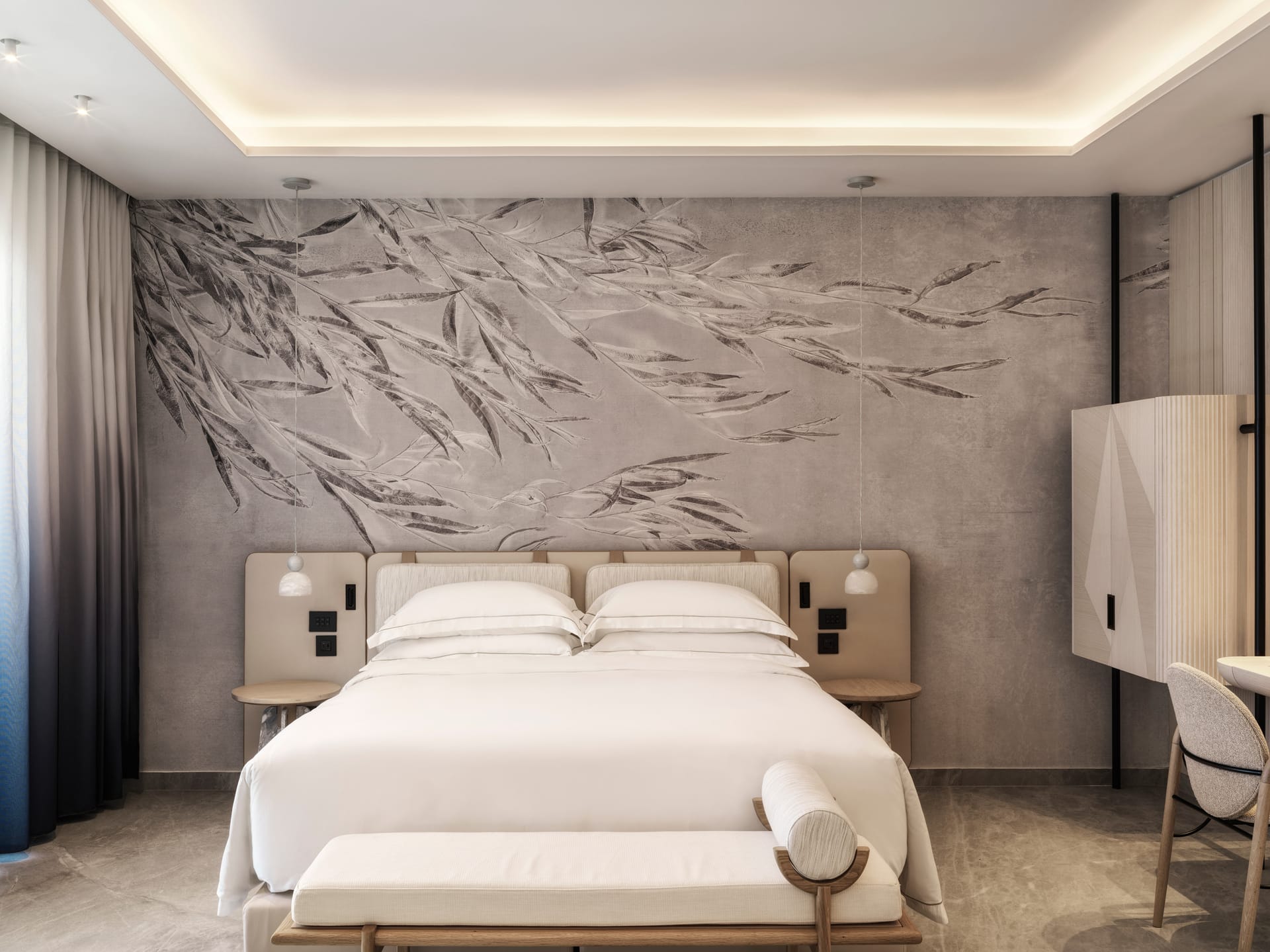DELTA Room with Outdoor Hot Tub & Partial Sea View