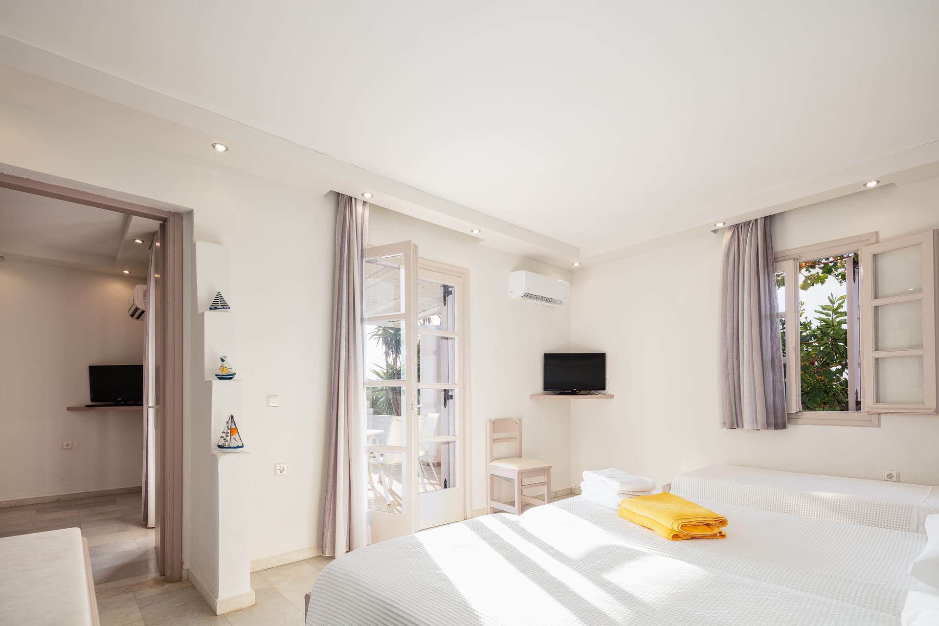 Aegean One Bedroom Apartment with Terrace & Garden View