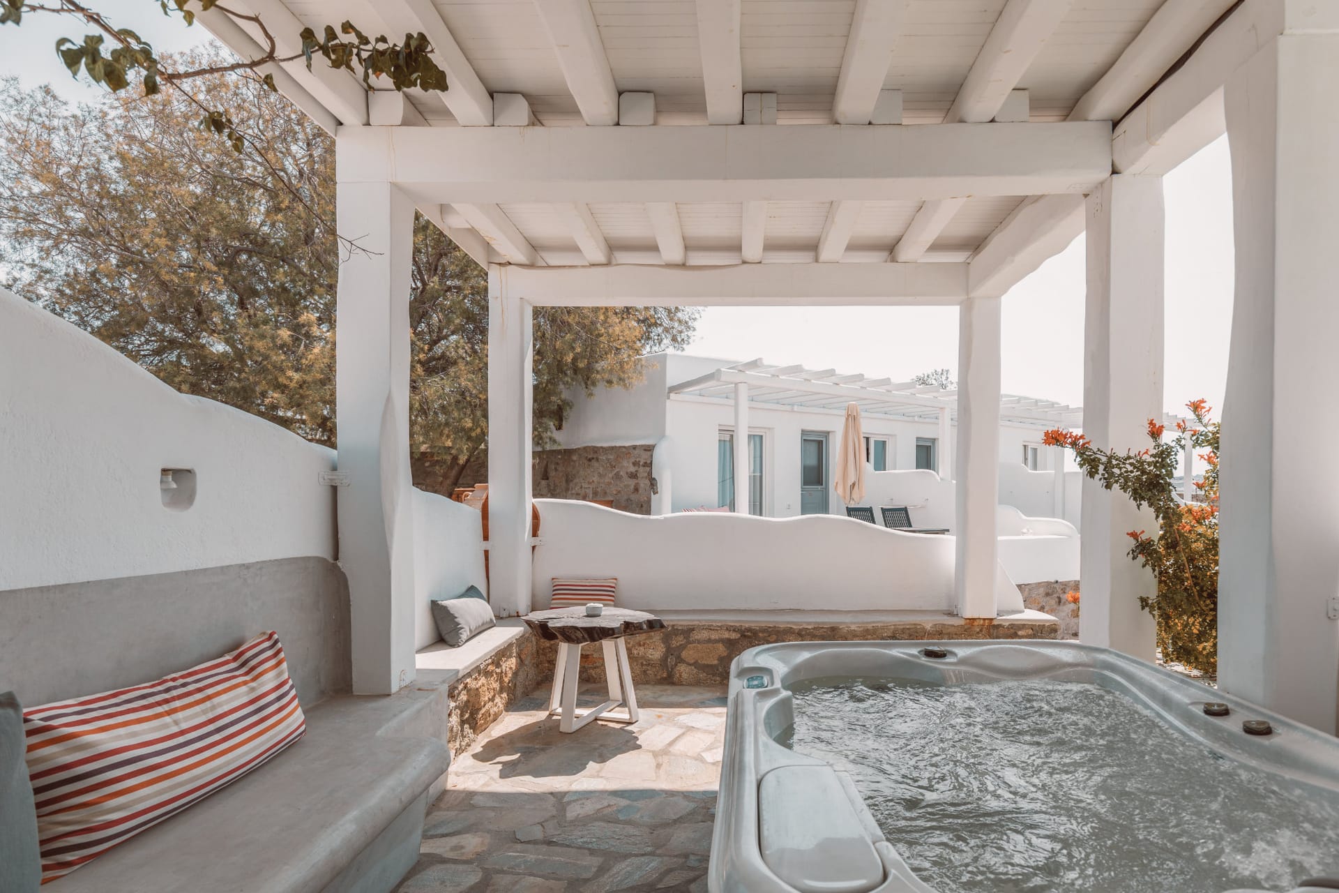 Superior Suite with Outdoor Hot Tub and Partial Sea View