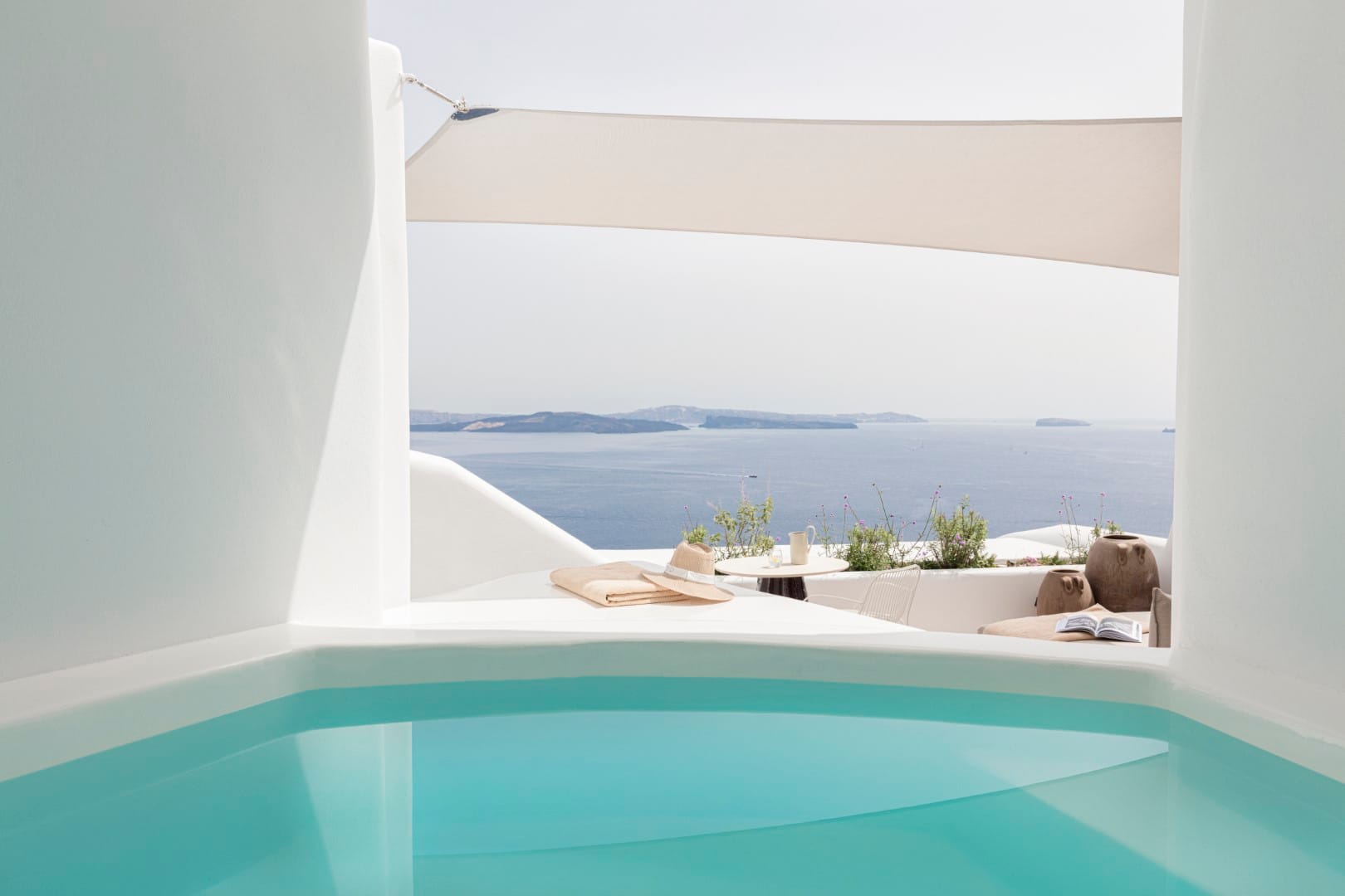 Honeymoon Suite Plunge Pool Caldera Sea View