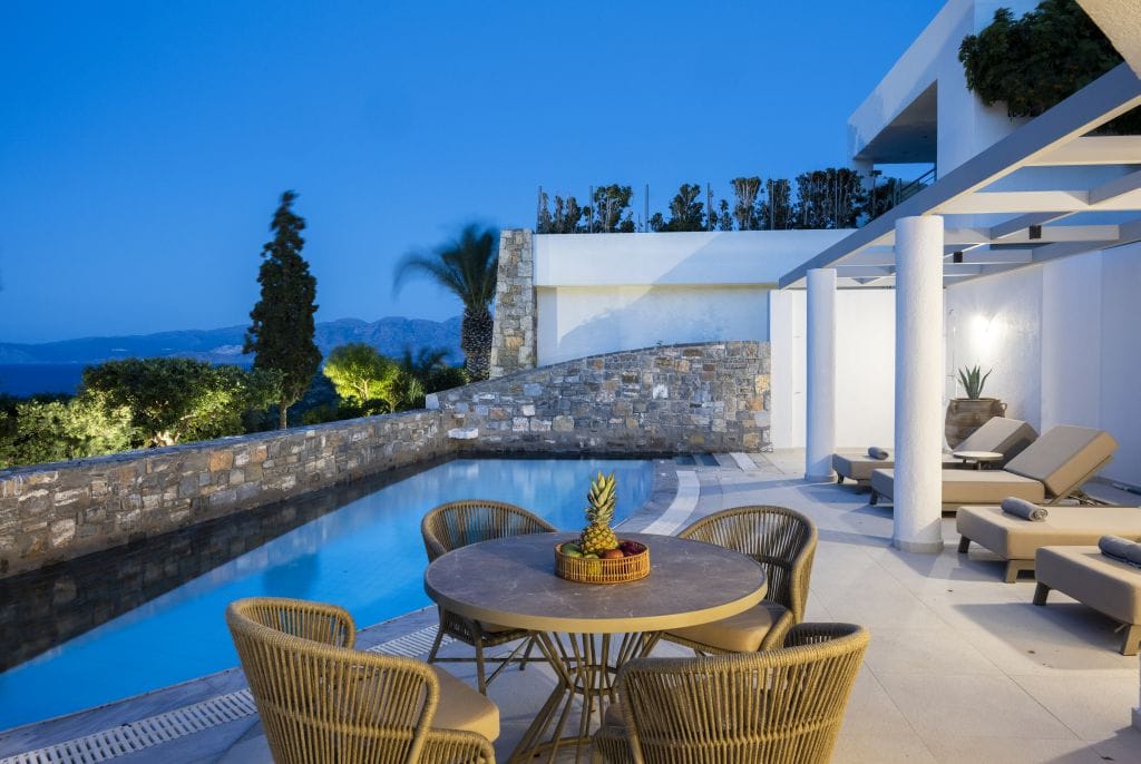 Two Bedroom Elounda Pool Villa | Sea View