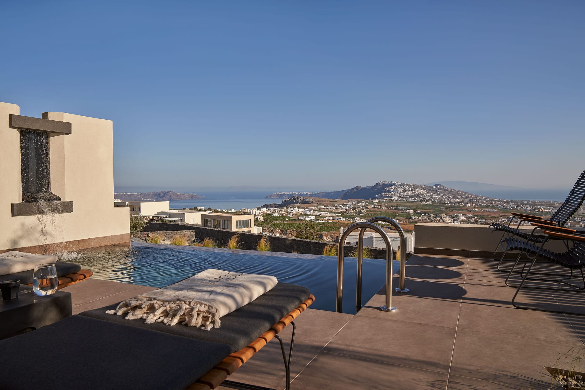Supreme Two Bedroom Suite with Private Pool and Caldera View