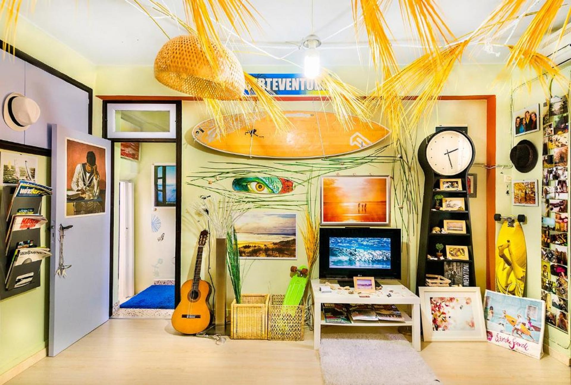 The Eclectic Yard home -famous for its Design