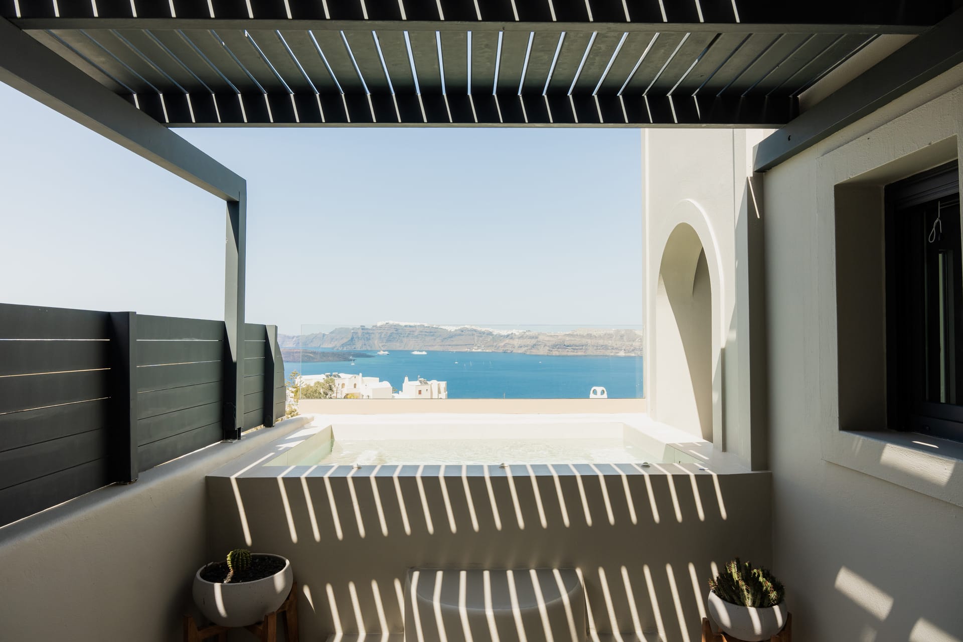 Superior Suite with Private Heated Plunge Pool and Caldera View