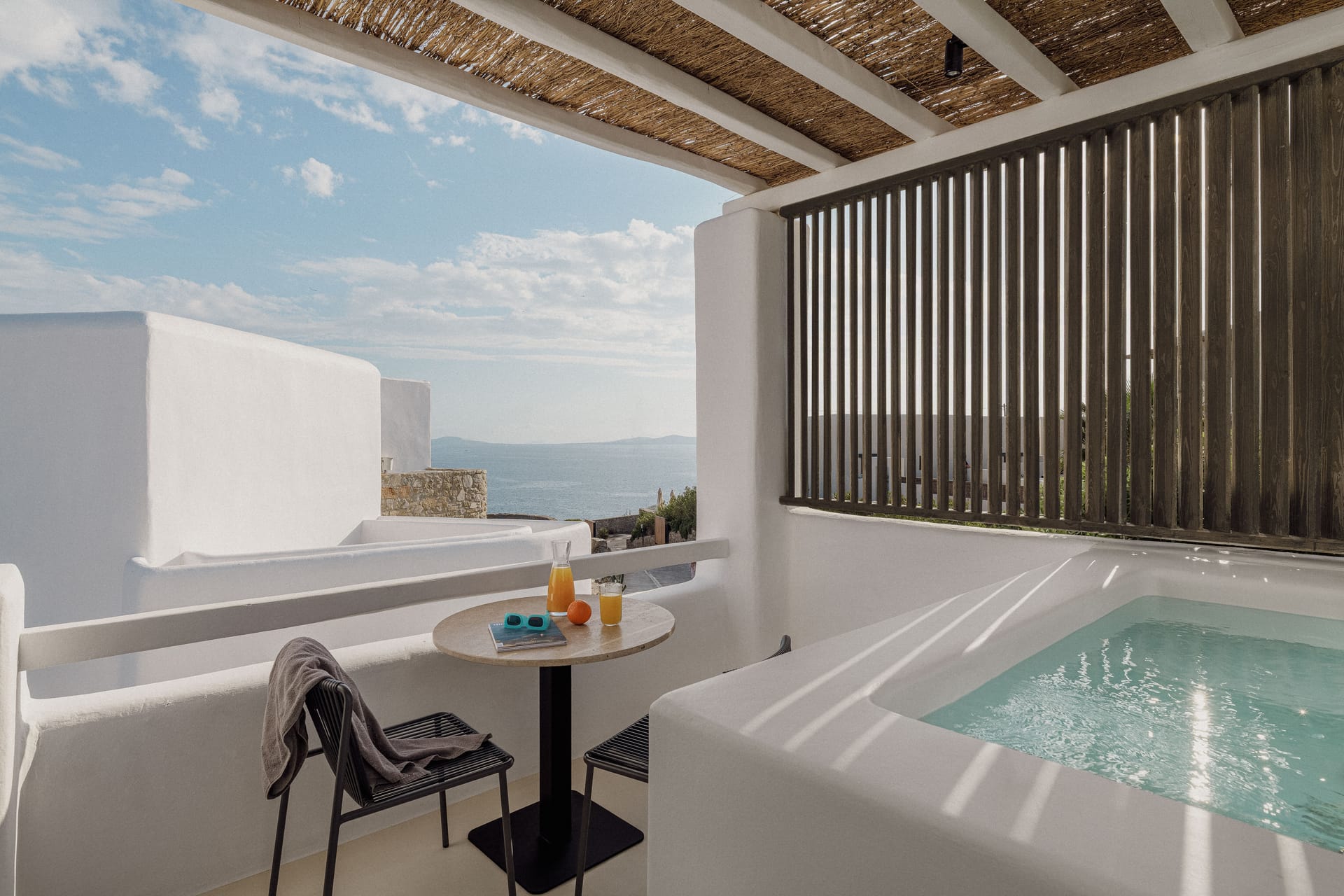 Junior Suite with outdoor mini plunge pool