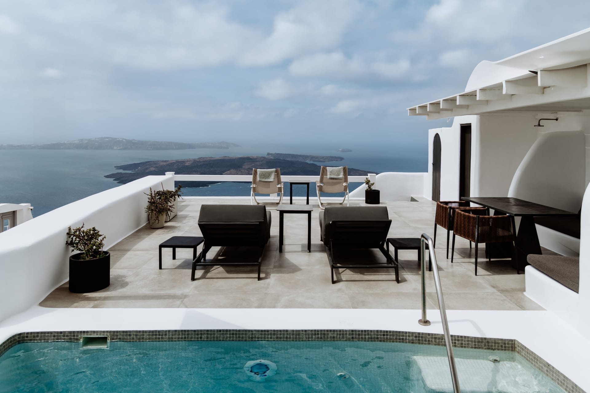 AQUA MARINE SUITE – Panoramic Sea View – Private Terrace and Outdoor Swimming Pool