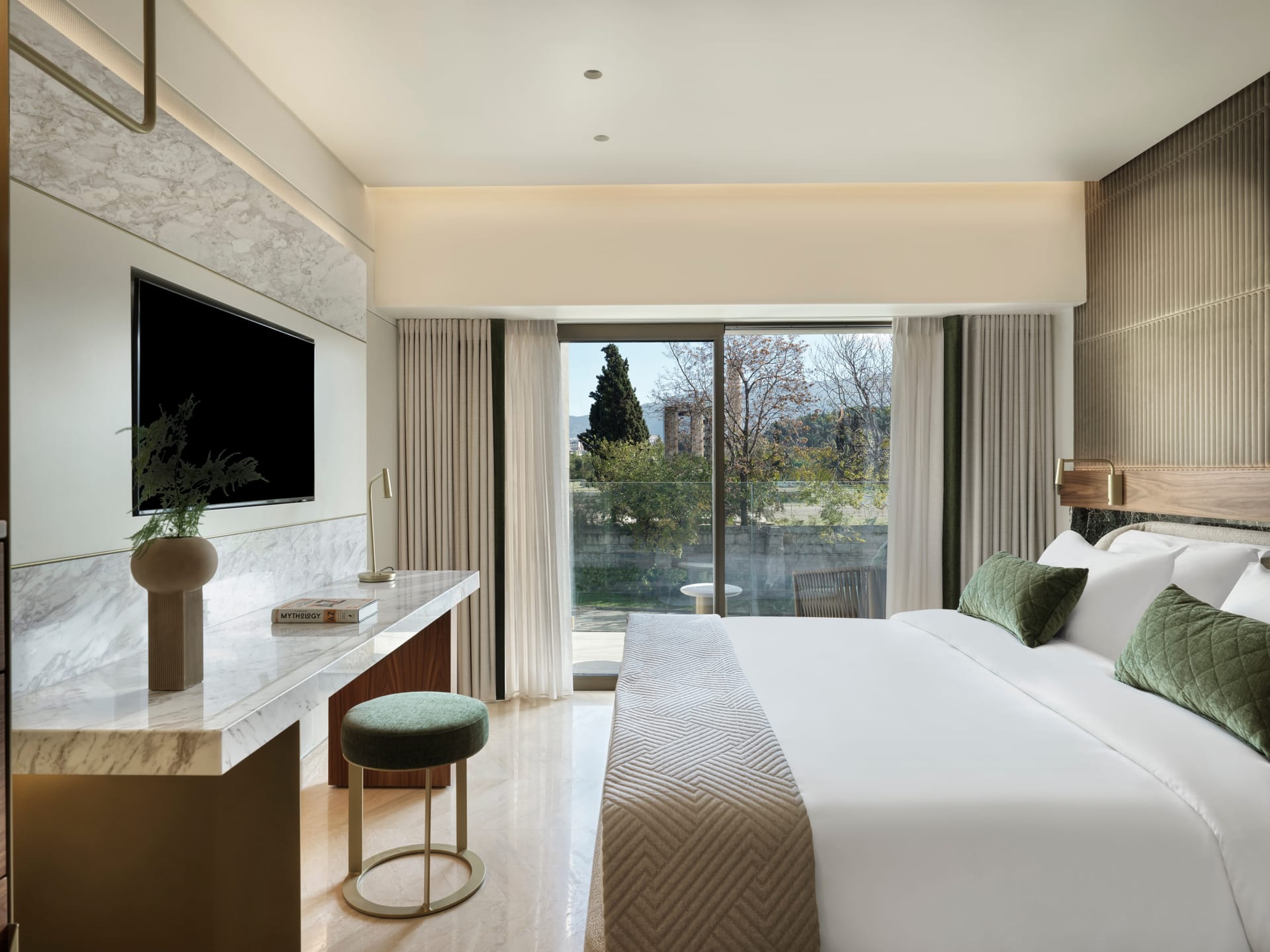 Deluxe Room with Balcony & Temple View