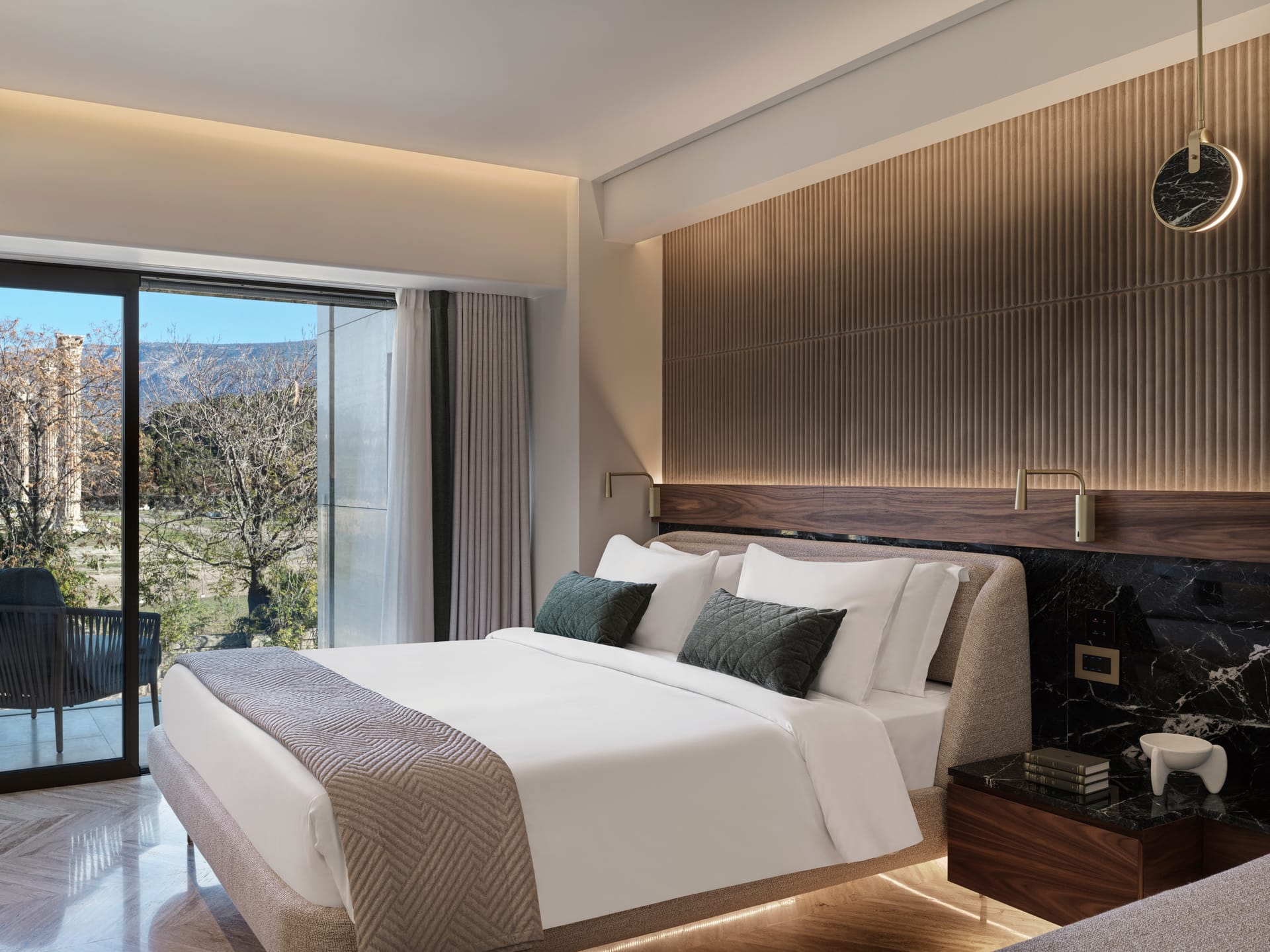 Executive Room with Balcony & Temple View