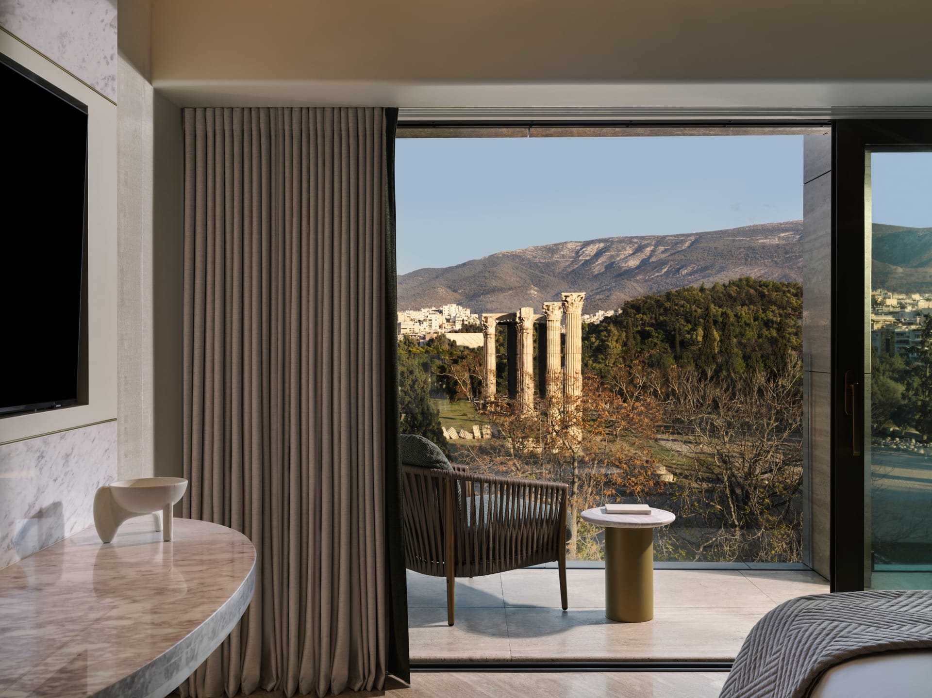 Premium Panorama Suite with Balcony & Temple View
