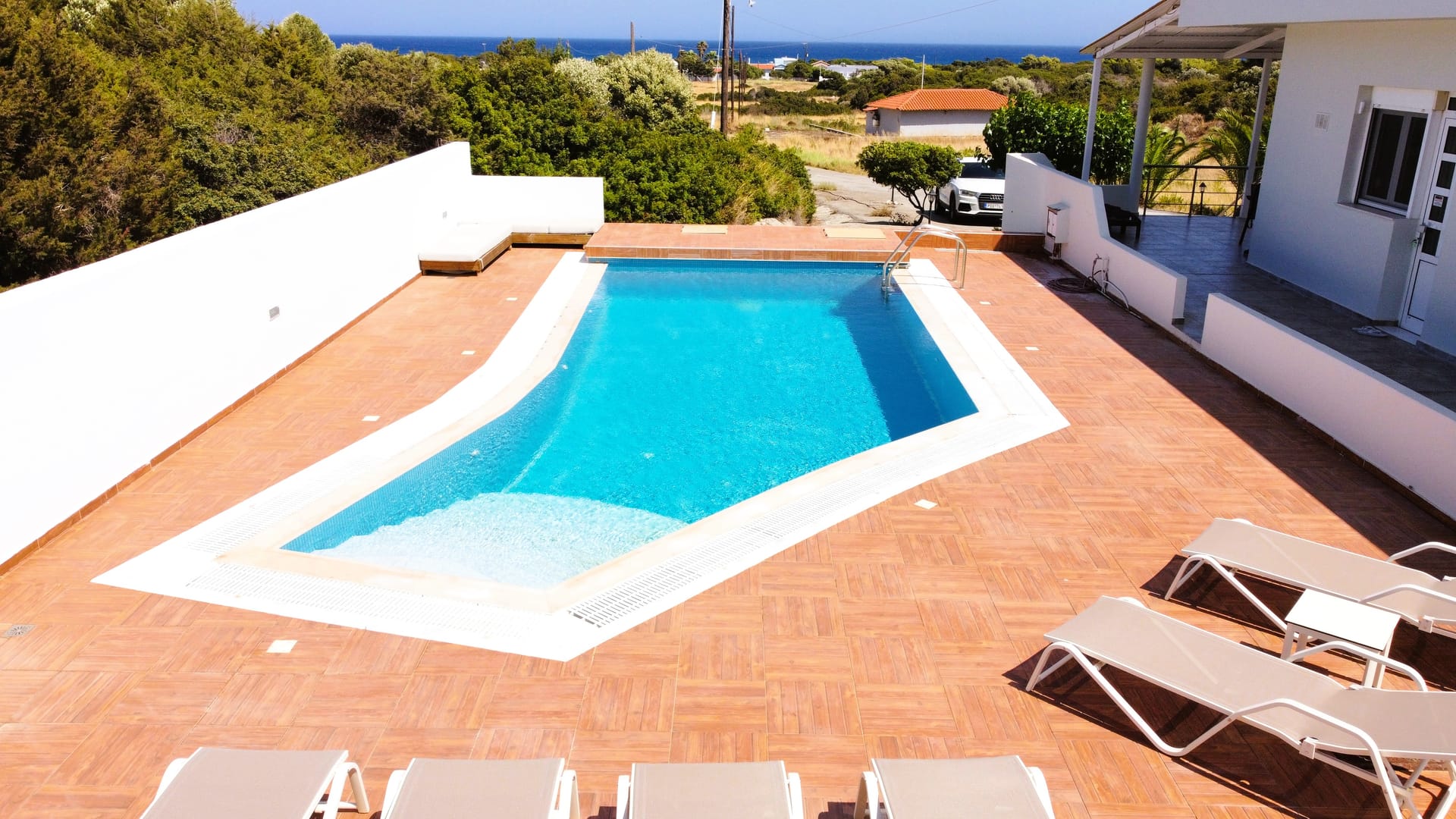 Villa Stamos – Plimmiri – Cooperating seaview villa with private pool