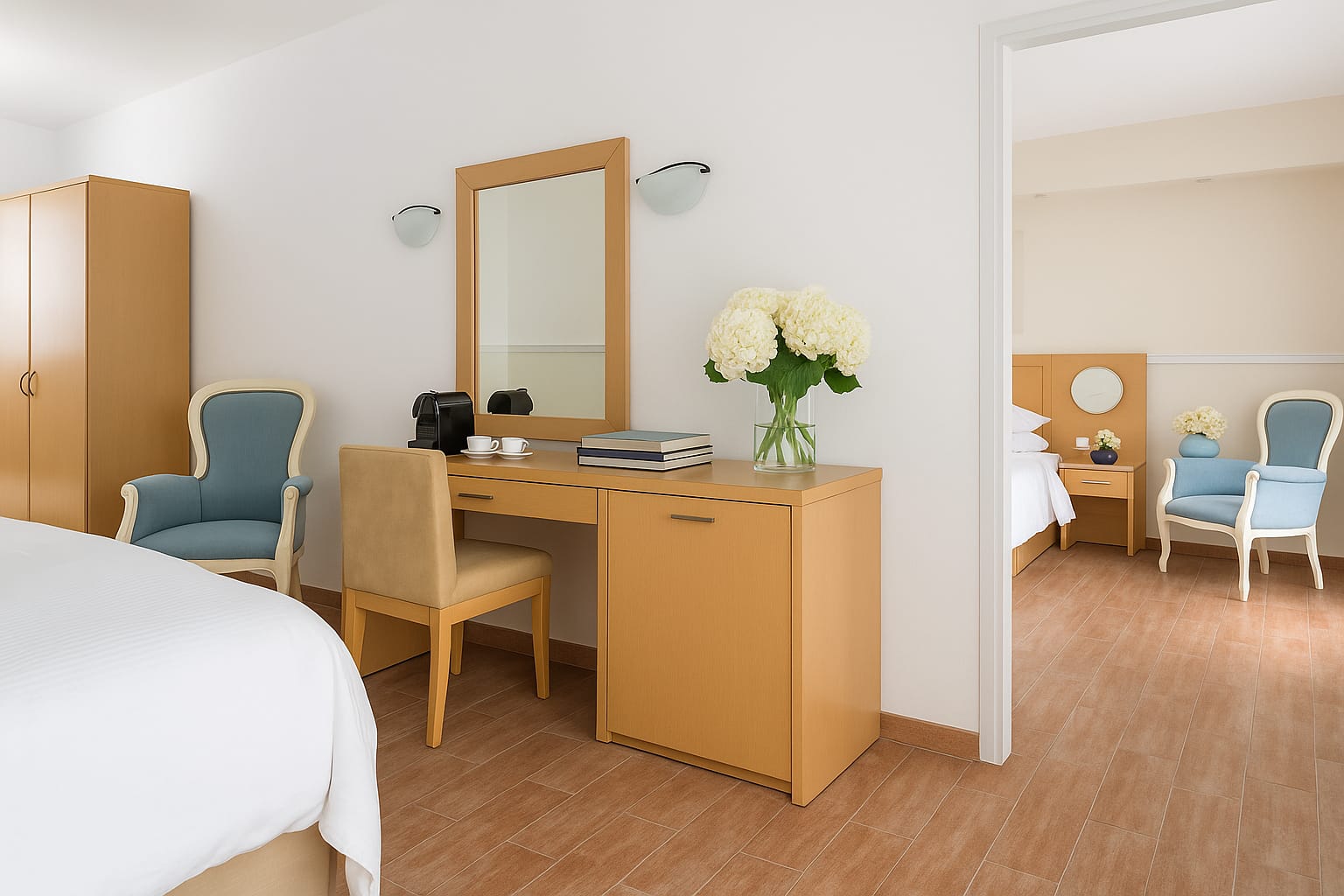 Family Connecting Room Max 6 persons | 2 Bdr | 2 Bathrooms | 50 sq.m