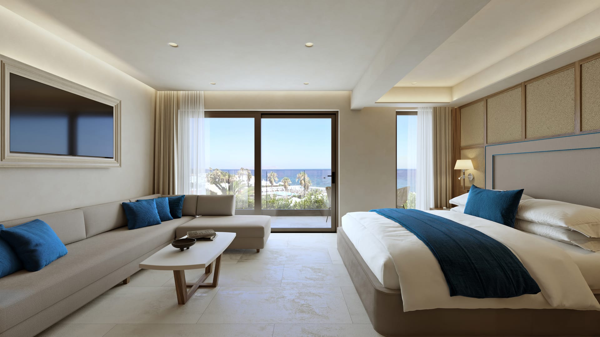 Luxury Suite Open plan – Garden View Sharing Pool