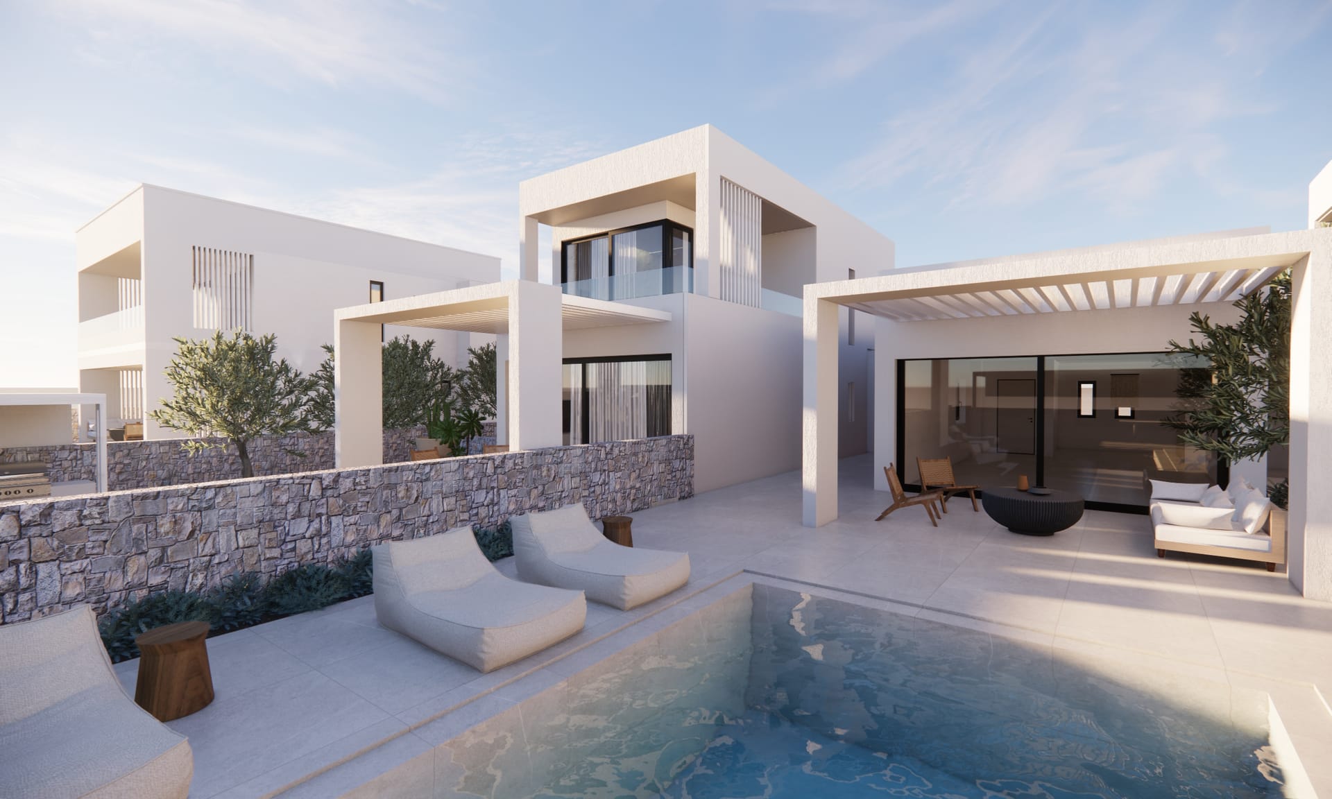Locoluxe Suite with Private shared Pool Sea View