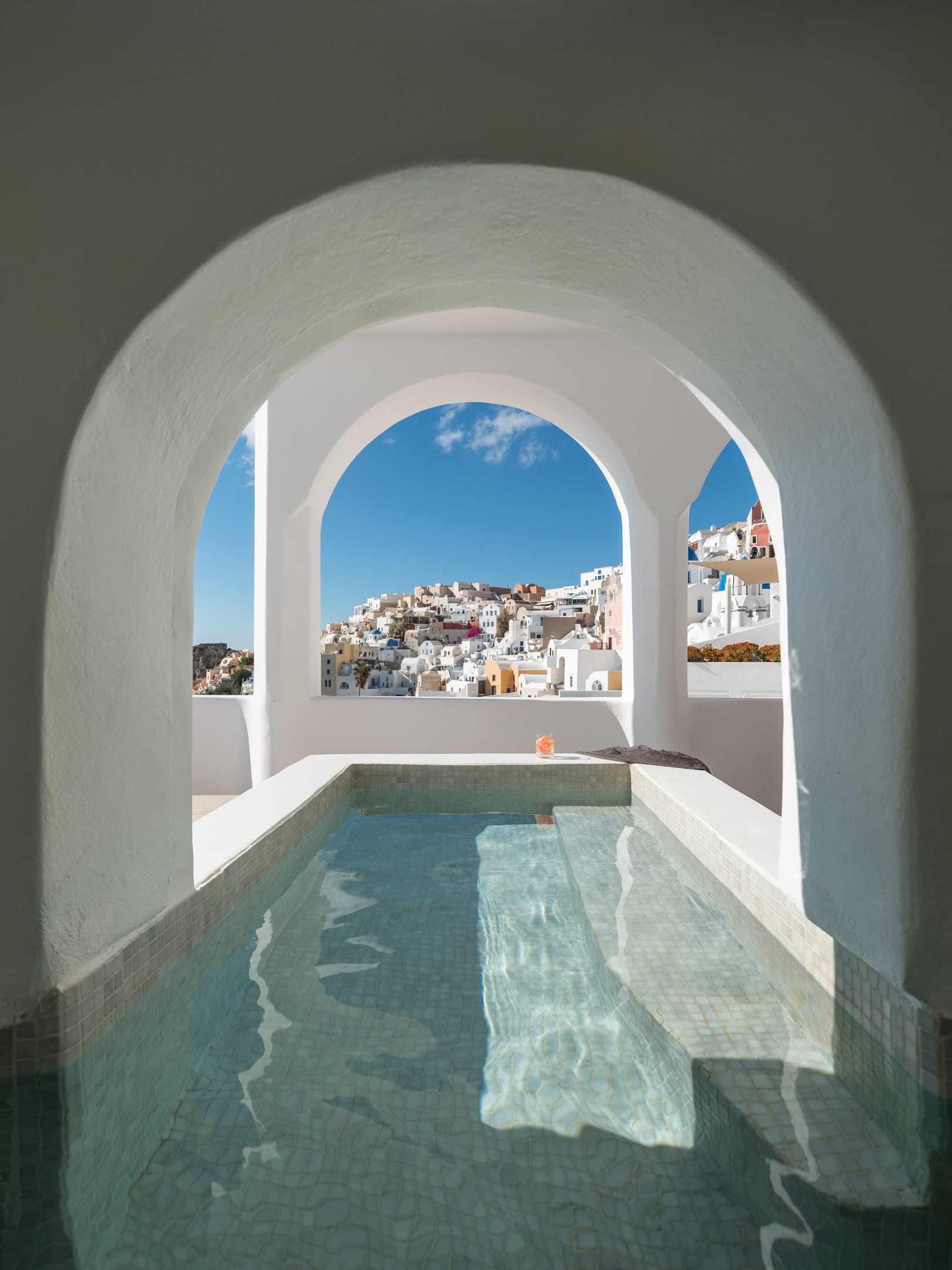 Cave Pool Suites with Private Cave Pool | Volcano & Caldera and sea View
