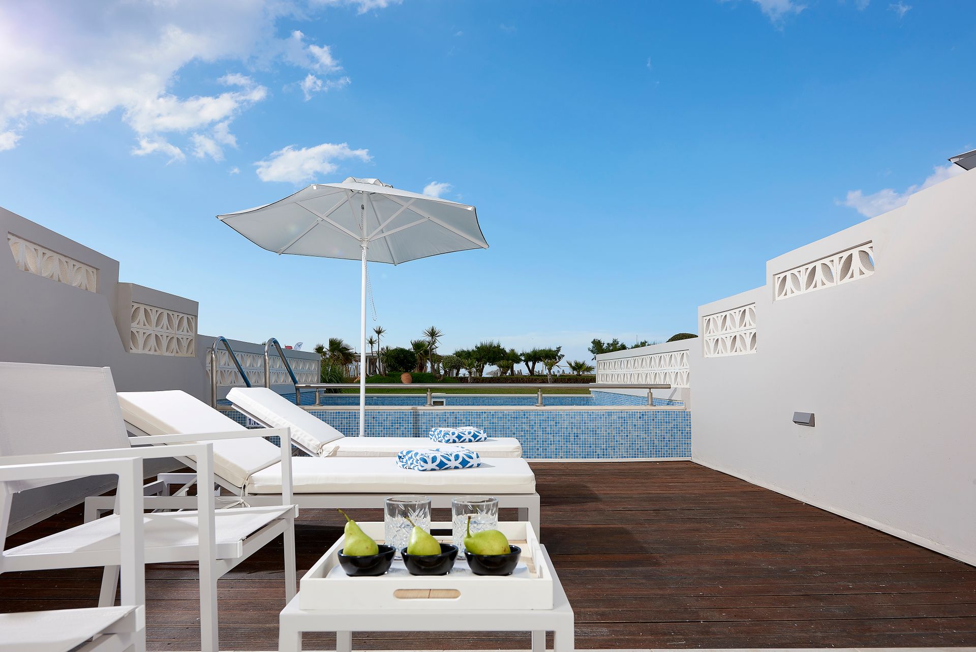 Mythos Swim Up Junior Suite Beach Front Private Pool