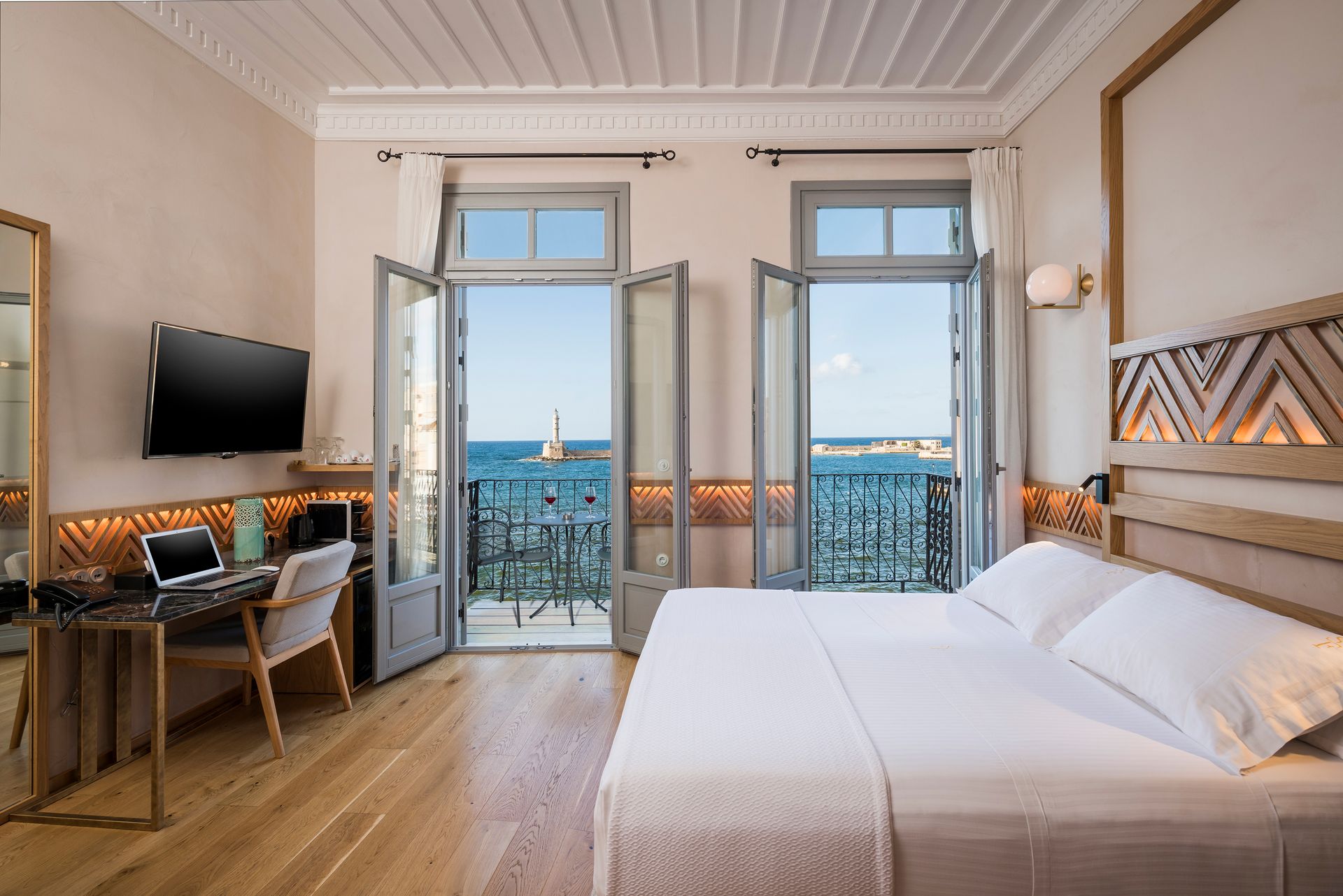 Deluxe Double Sea View Room with Balcony