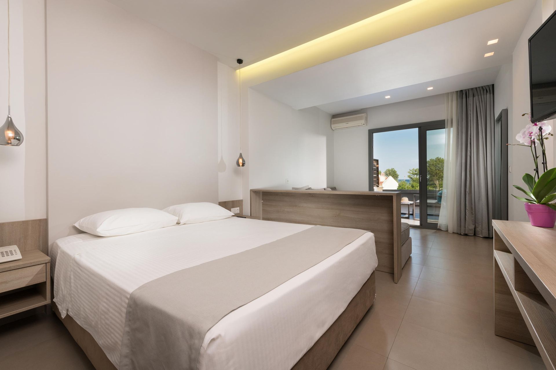 Family Room with Partial Sea View