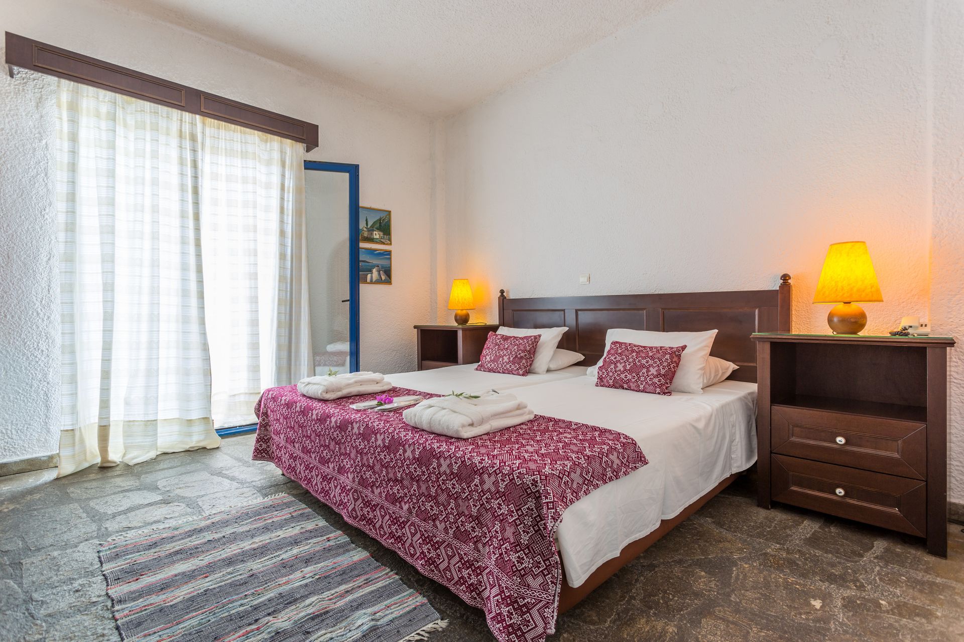 Garden View Double with twin beds