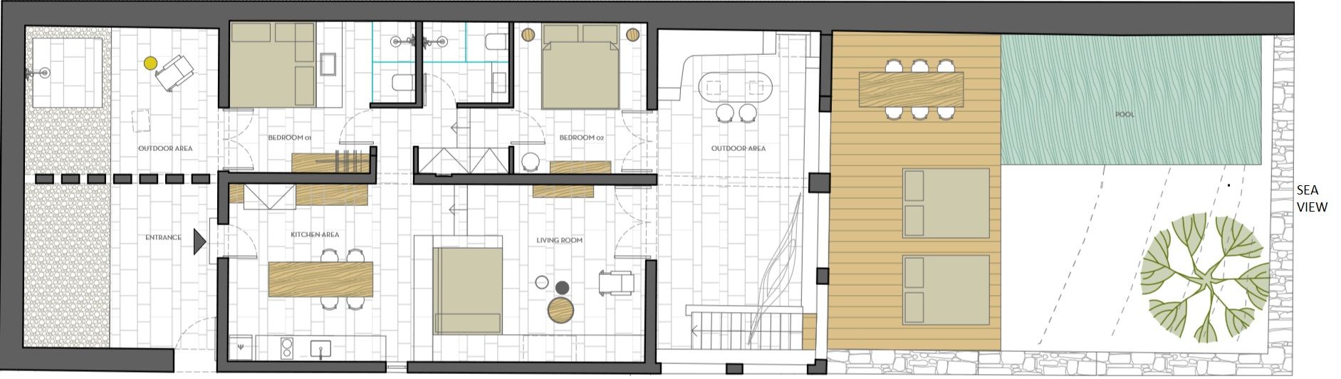 Dreambox Mykonos Suites and Mini Villas - 2BED - 5