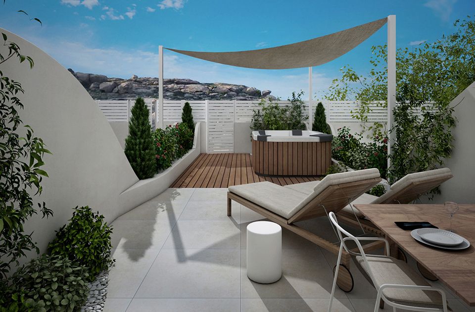 Two Bedroom Suite Garden View with Outdoor Hot Tub