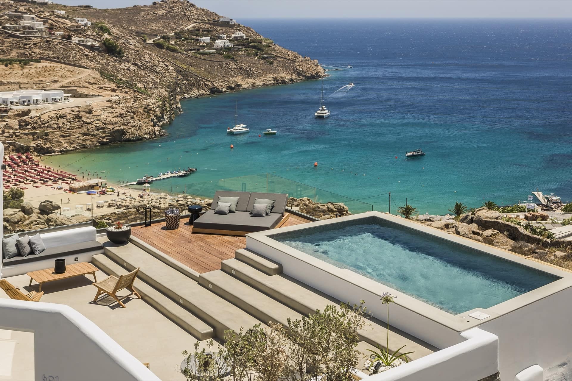Two Bedroom Sea View Villa with Private Pool and Spa Bath