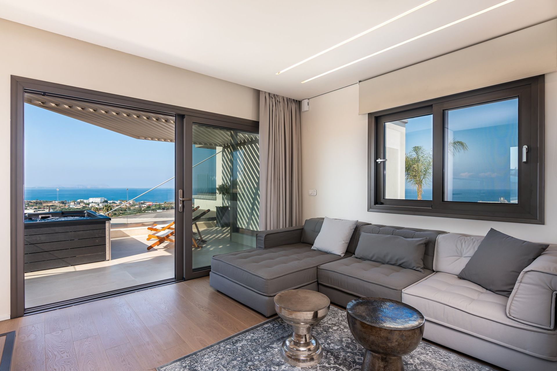 Two Bedroom Sea View Suite with outdoor hot tub