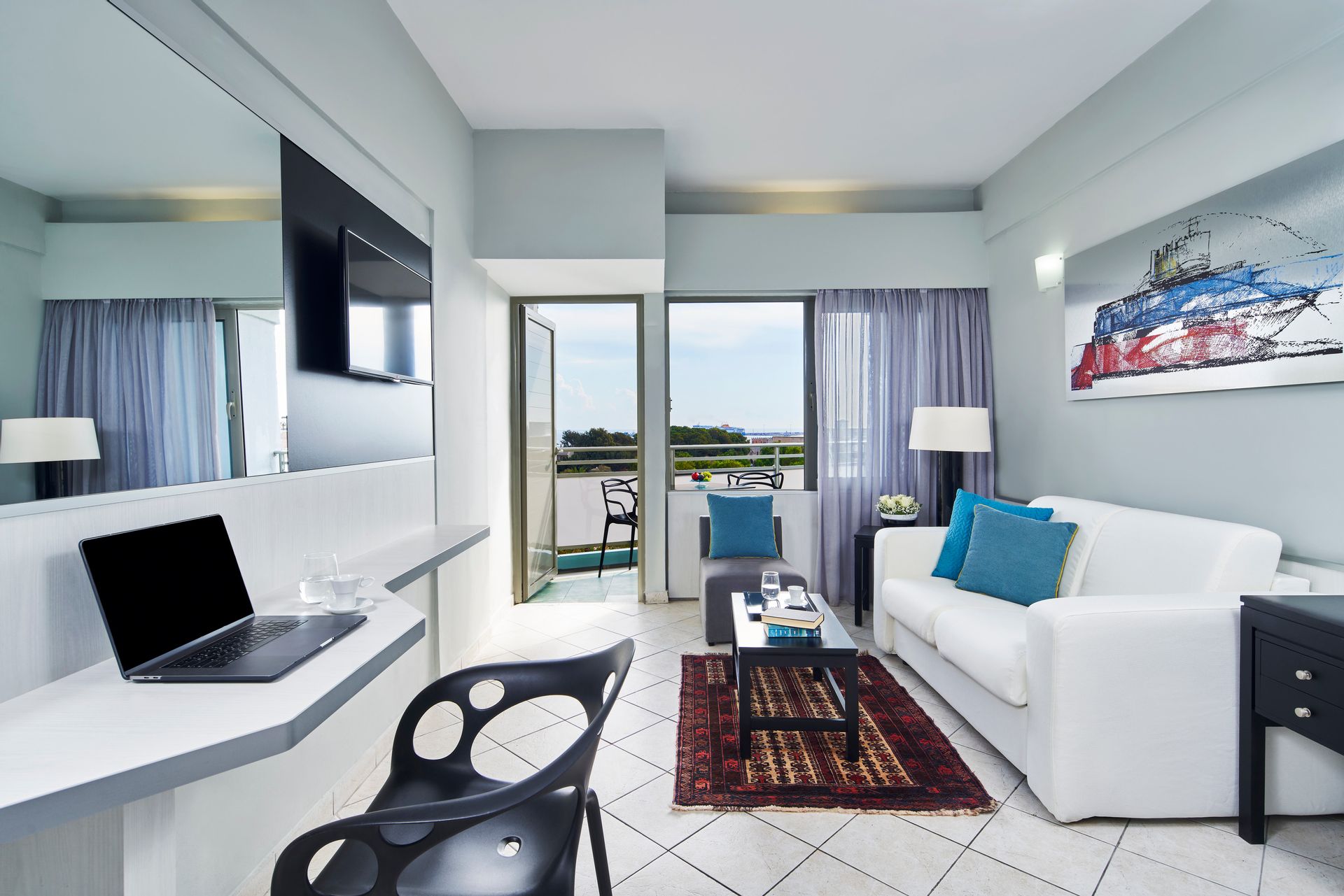 Suite Classic with Balcony (park & side sea view)