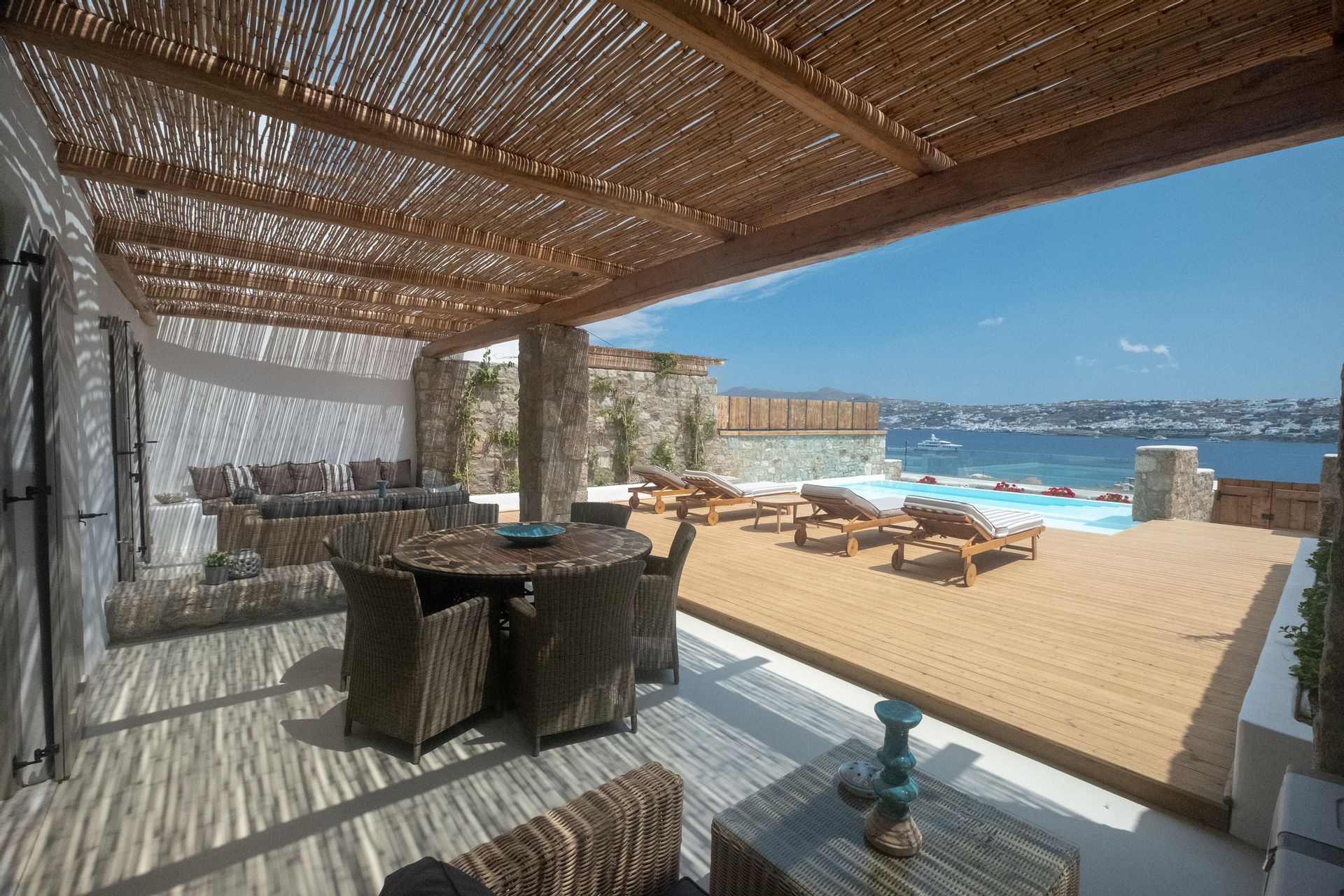 3 Bedroom Executive Villa with Private Pool & Sea View | Ornos
