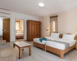 Family Room With Separate Bedroom