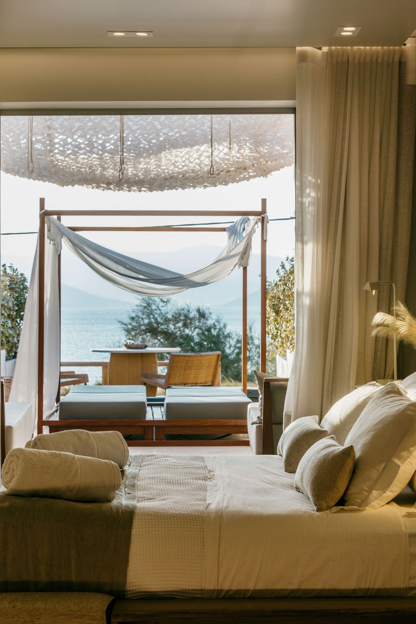 Sea View Meditation Suite with Outdoor Hot Tub & Day Bed