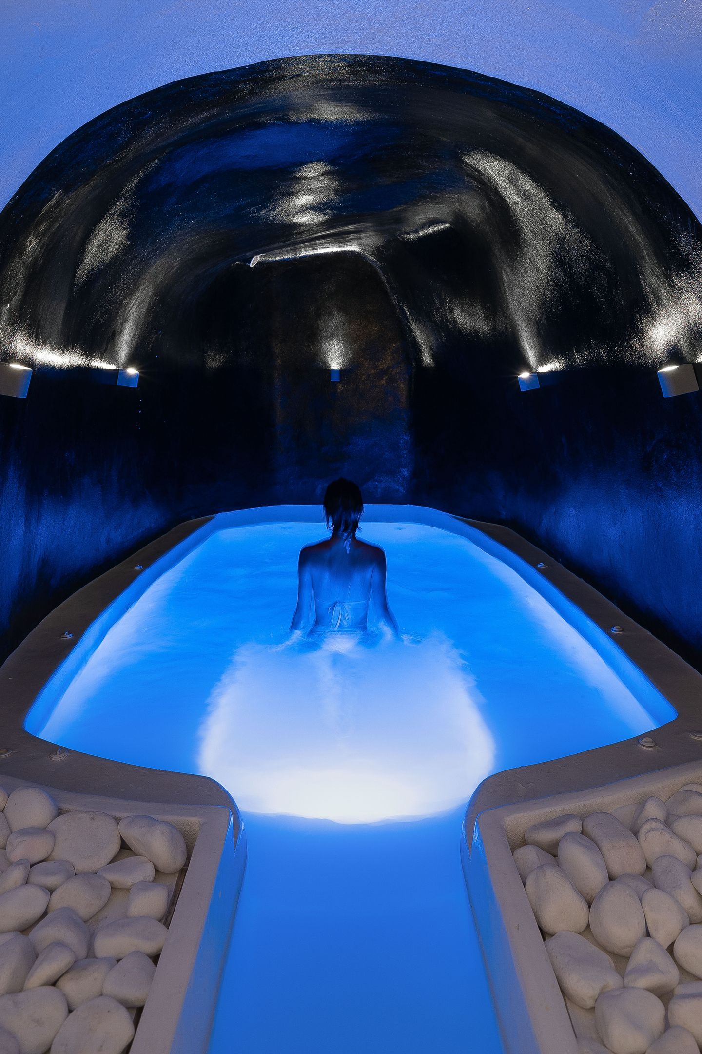Grand Pool Villa – Private Caldera Sea Sunset view