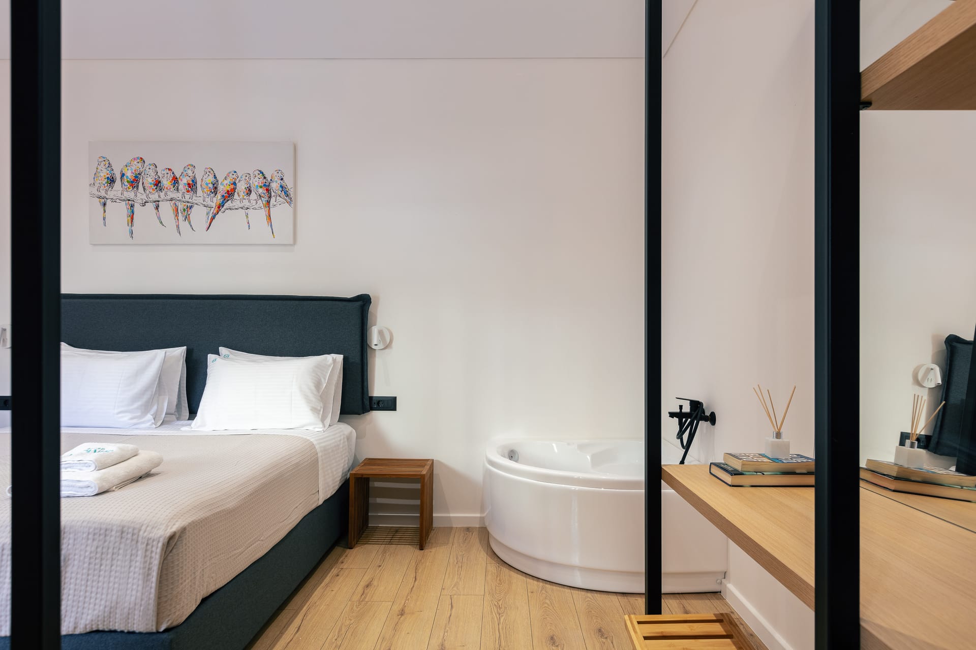 Superior Studio with Terrace & Open-Plan Bathtub