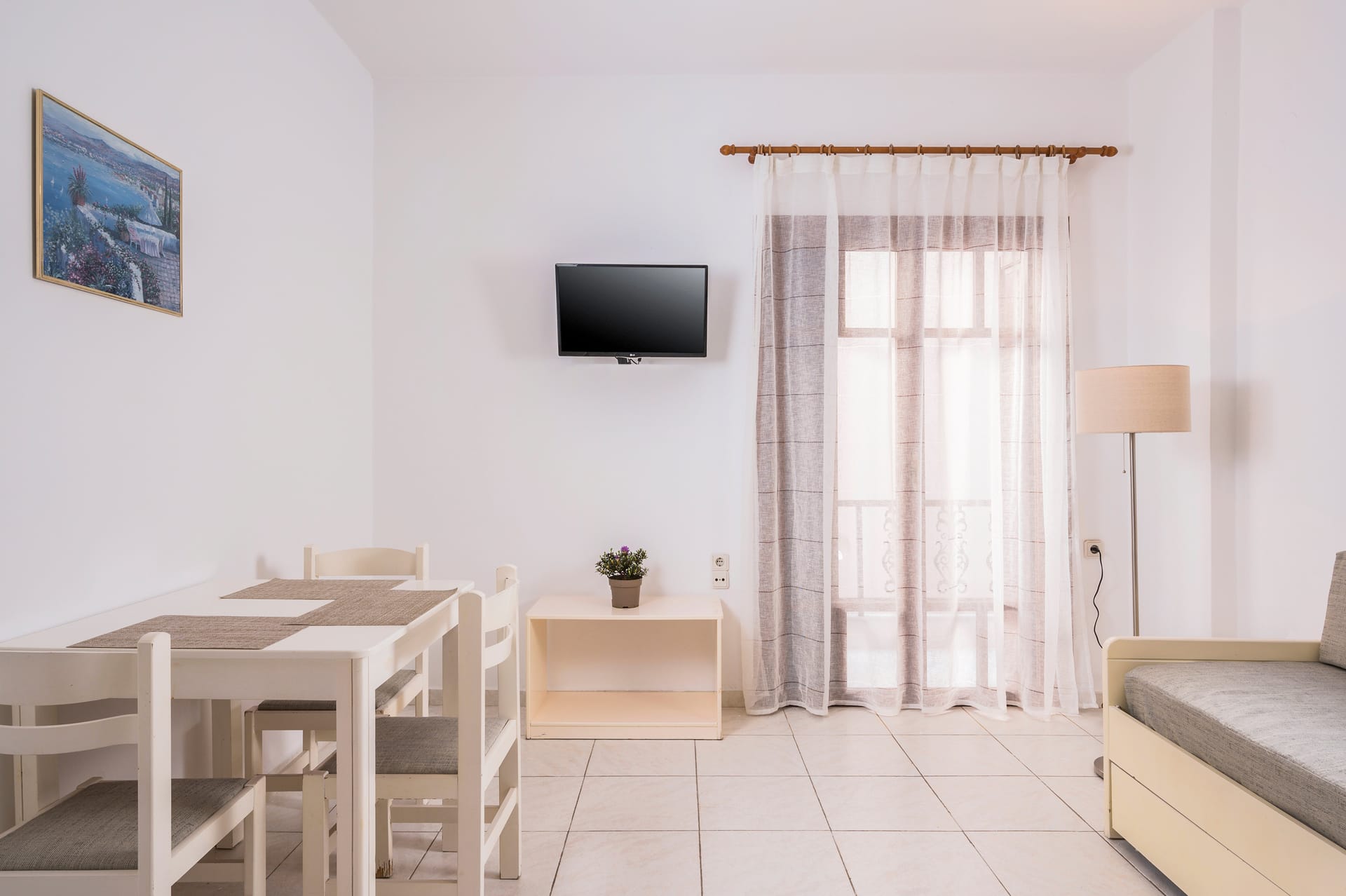 Apartment 4 with sea view and olive tree view